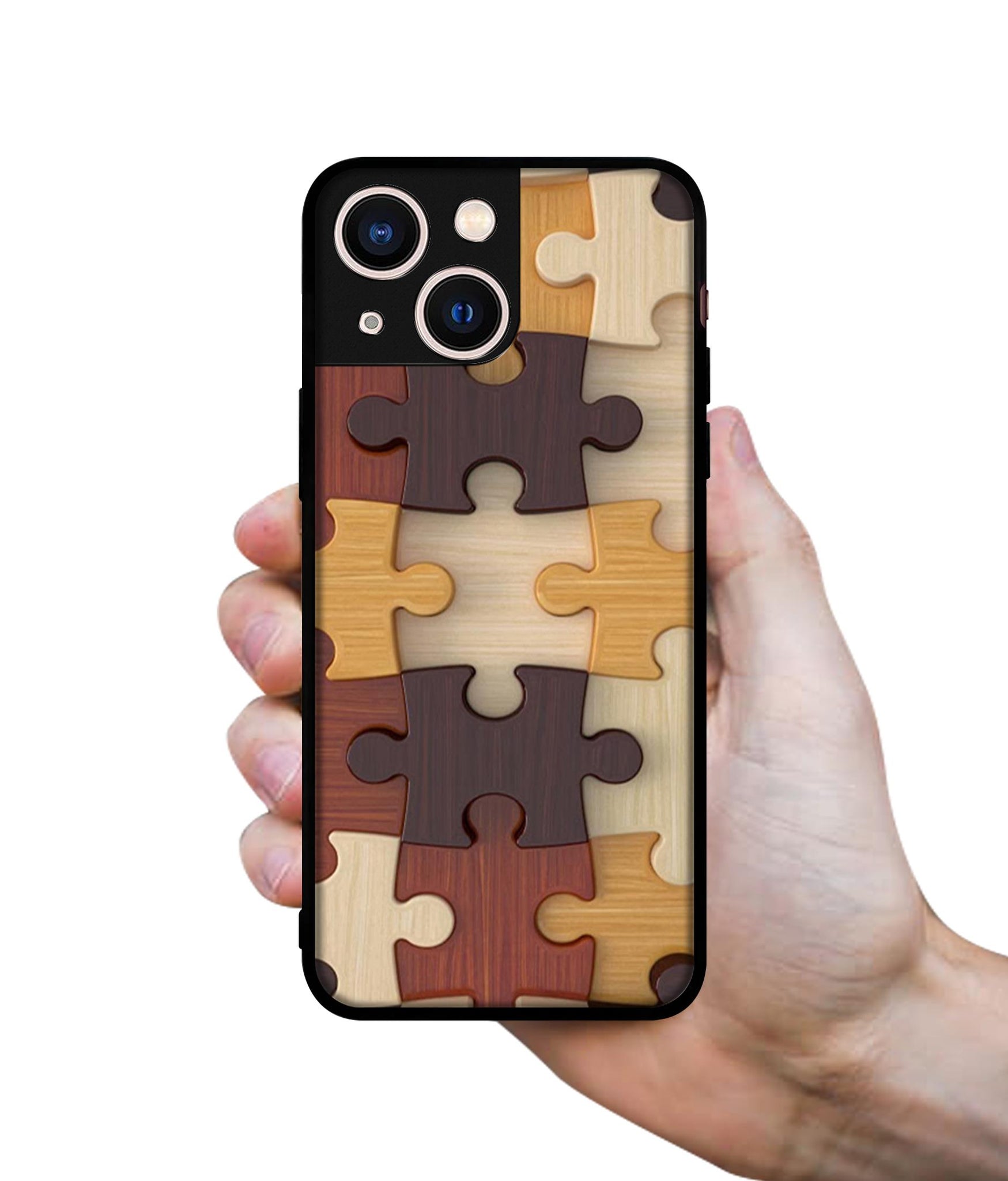 Puzzle Pattern Designer 2D Printed Back Case Cover for Apple iPhone 13 Mini