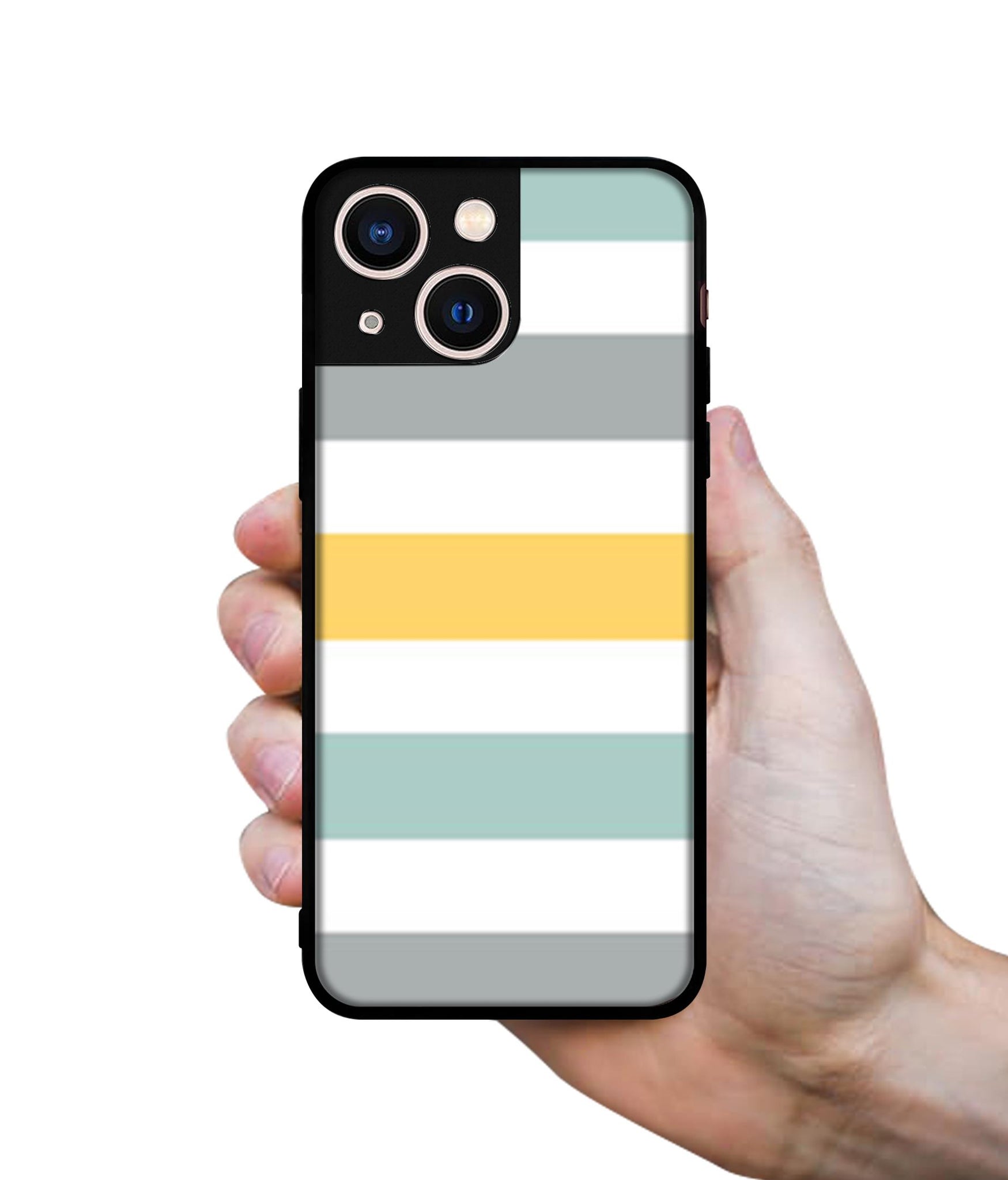 Line Texture Designer 2D Printed Back Case Cover for Apple iPhone 13 Mini