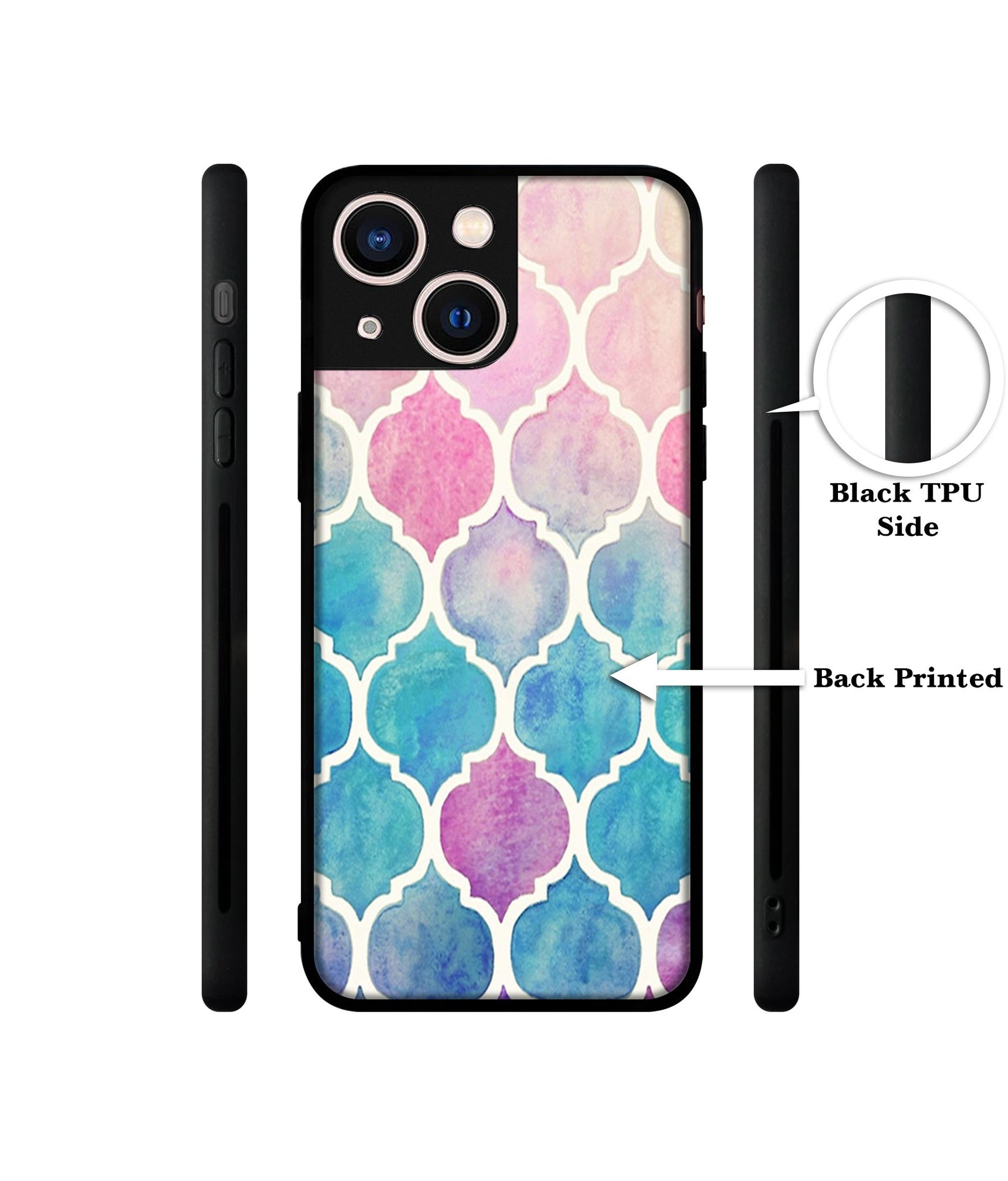 Patterns Art Designer 2D Printed Back Case Cover for Apple iPhone 13 Mini