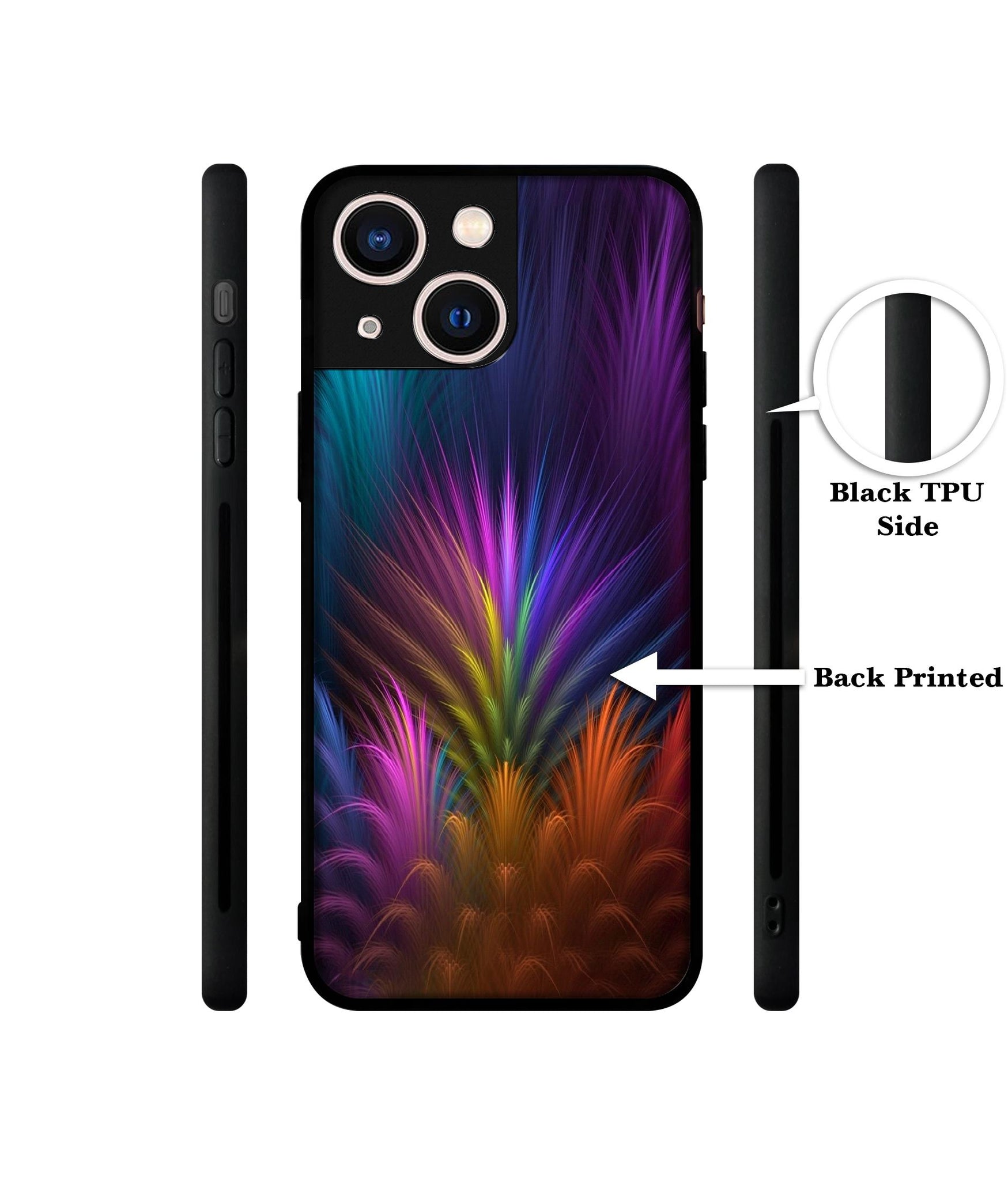 Multicoloured Designer 2D Printed Back Case Cover for Apple iPhone 13 Mini