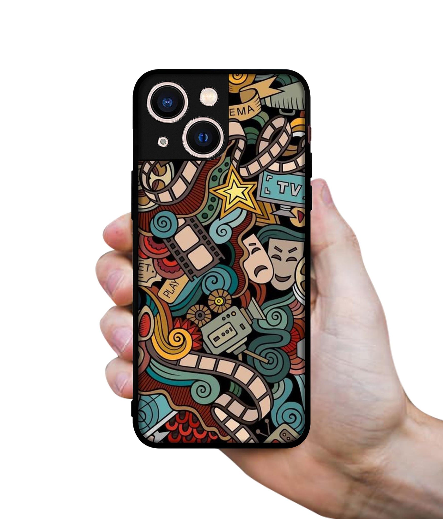 Movies Designer 2D Printed Back Case Cover for Apple iPhone 13 Mini