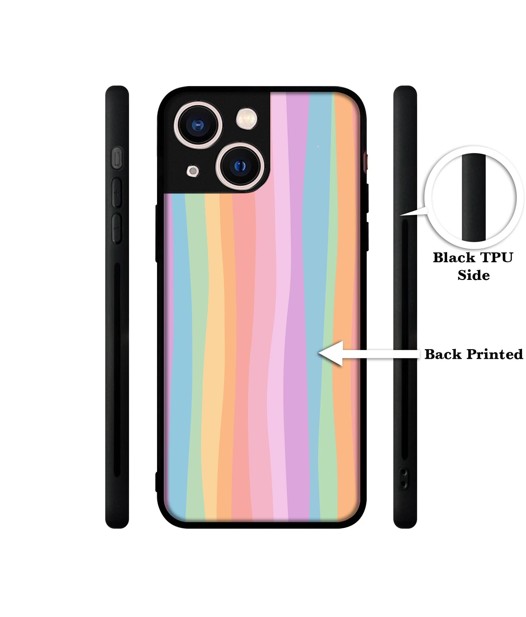 Cool Rainbow Designer 2D Printed Back Case Cover for Apple iPhone 13 Mini
