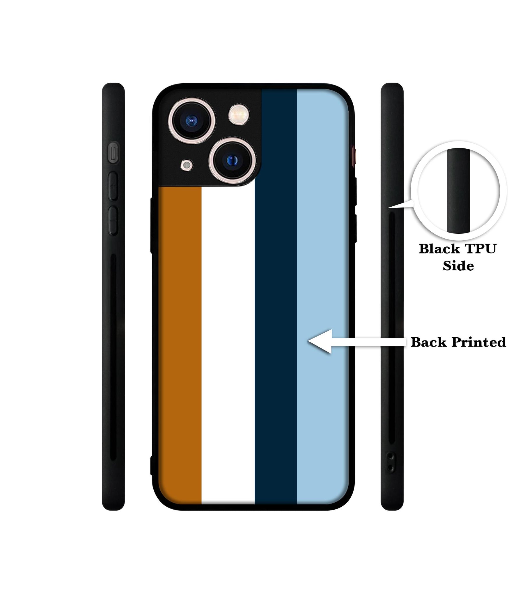 Color Stripes Designer 2D Printed Back Case Cover for Apple iPhone 13 Mini