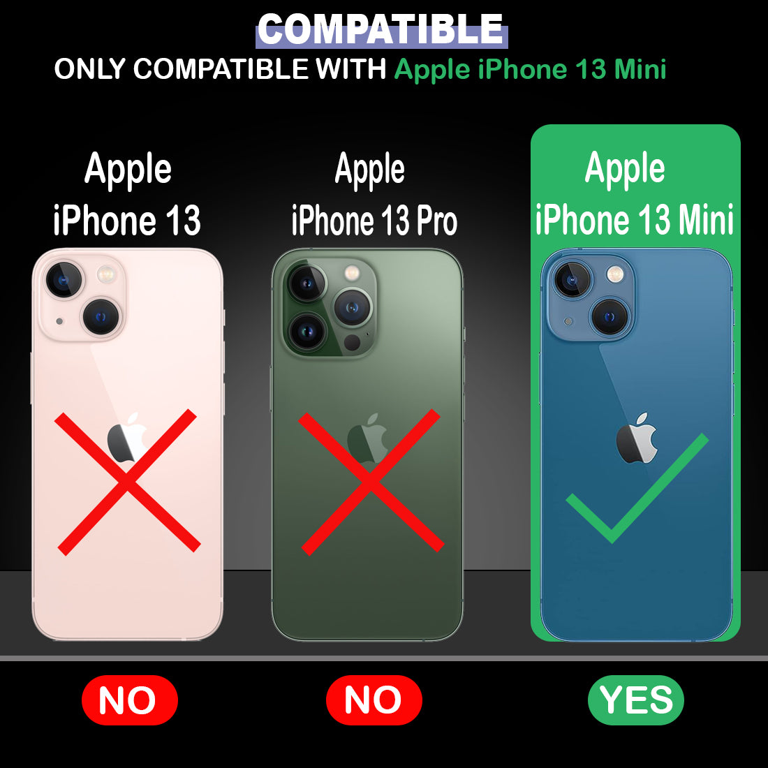 Lazy Panda Designer 2D Printed Back Case Cover for Apple iPhone 13 Mini