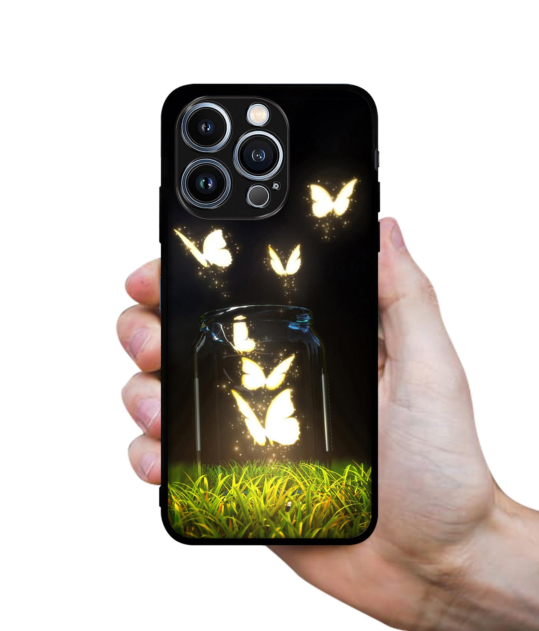 Butterfly Designer 2D Printed Back Case Cover for Apple iPhone 13 Pro