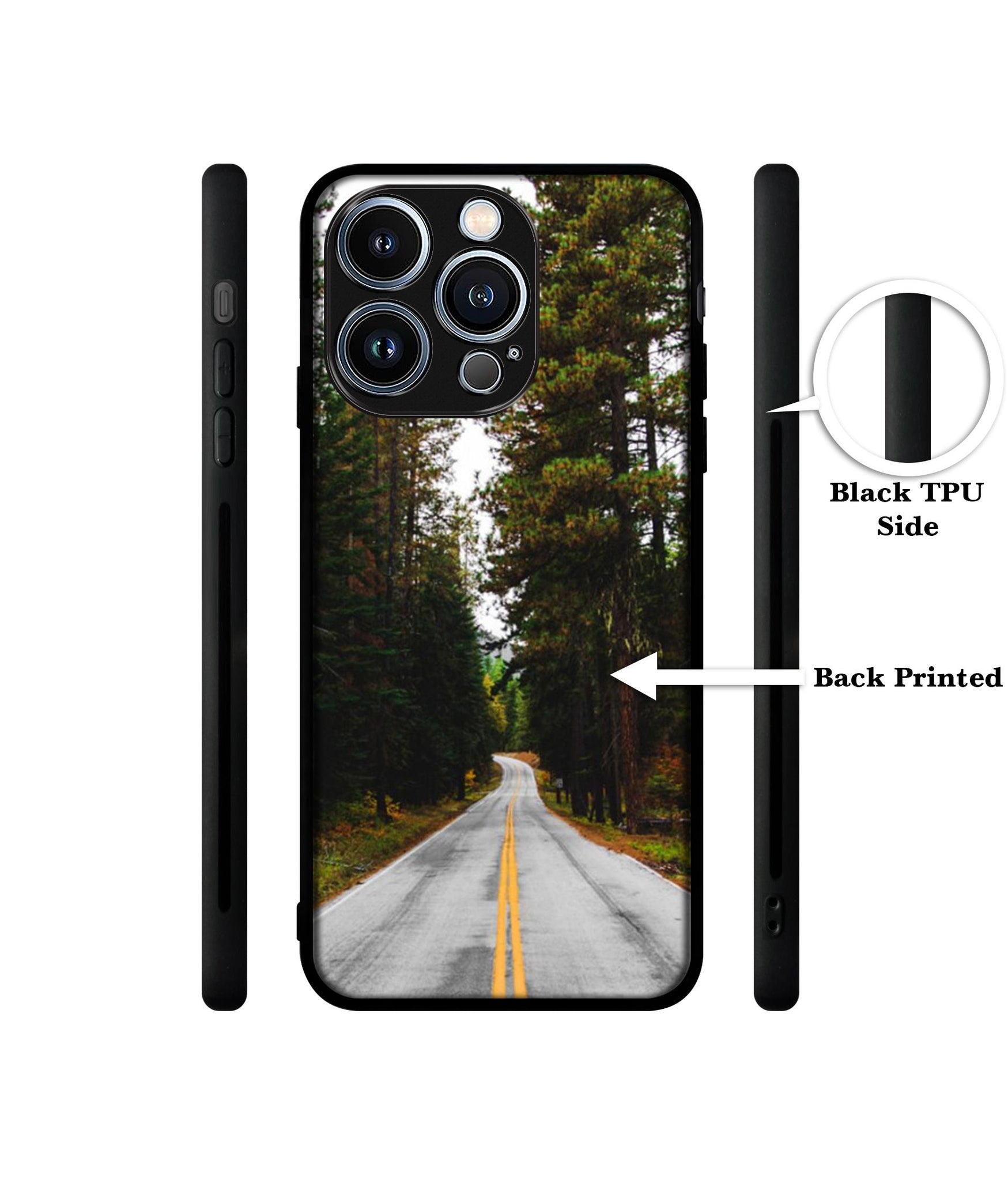 Road Photo Designer 2D Printed Back Case Cover for Apple iPhone 13 Pro