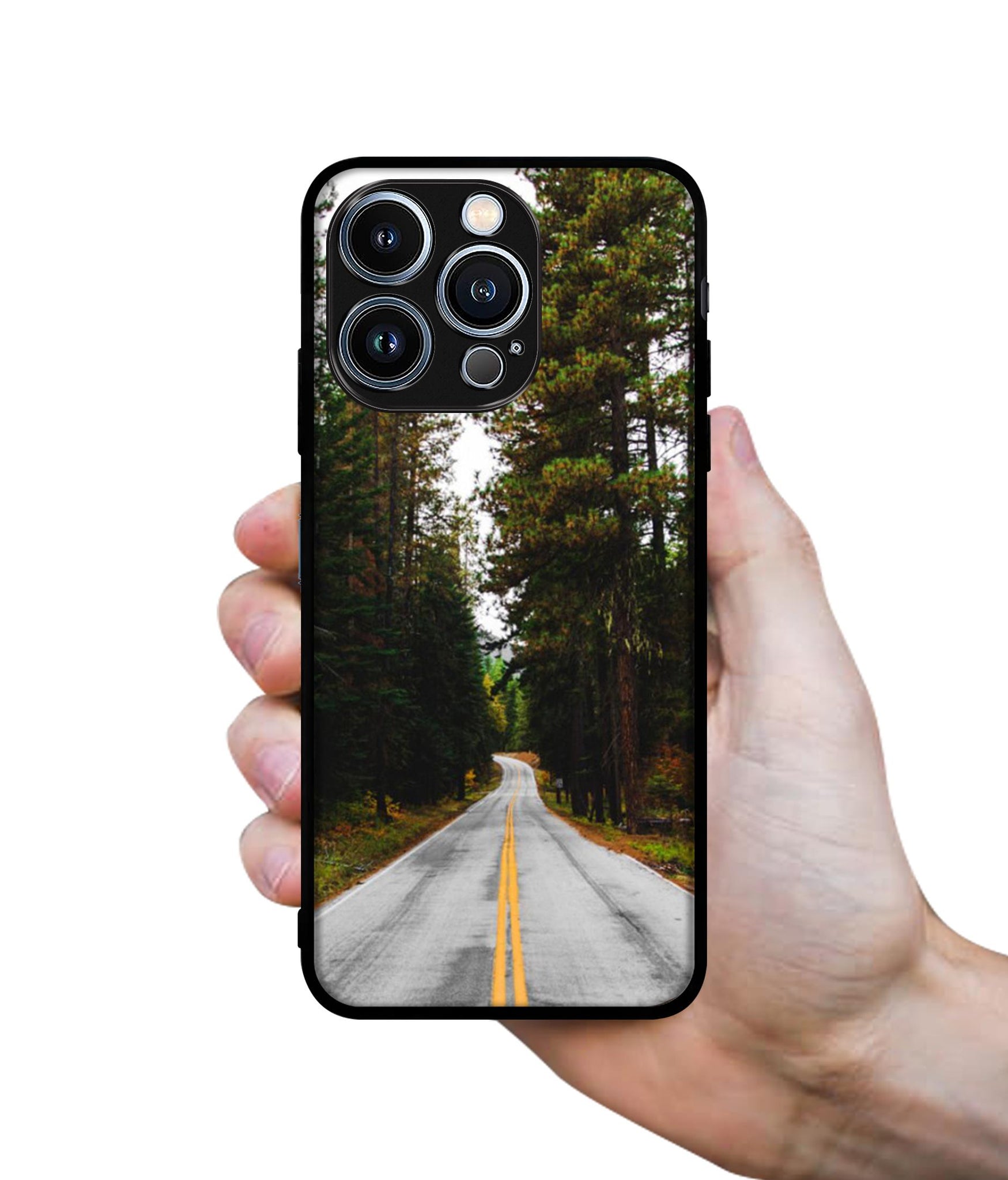 Road Photo Designer 2D Printed Back Case Cover for Apple iPhone 13 Pro