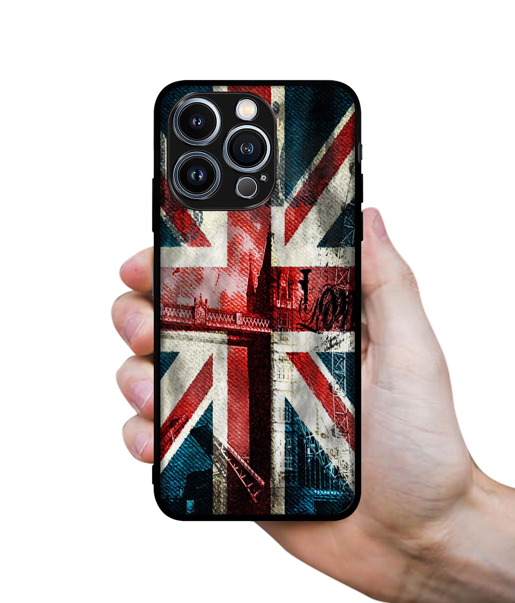 London Flag wallpaper Designer 2D Printed Back Case Cover for Apple iPhone 13 Pro