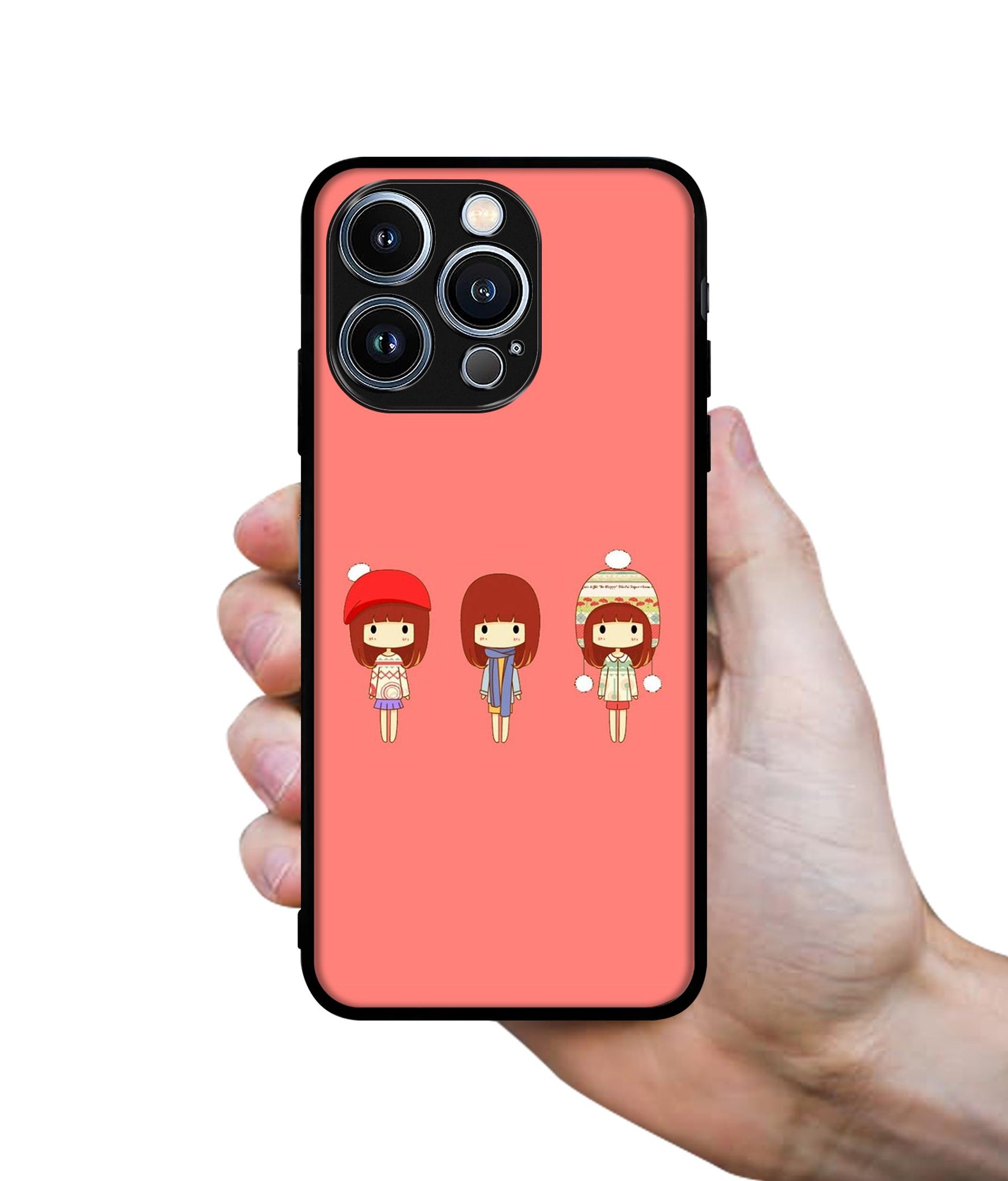 Cute Girls Designer 2D Printed Back Case Cover for Apple iPhone 13 Pro