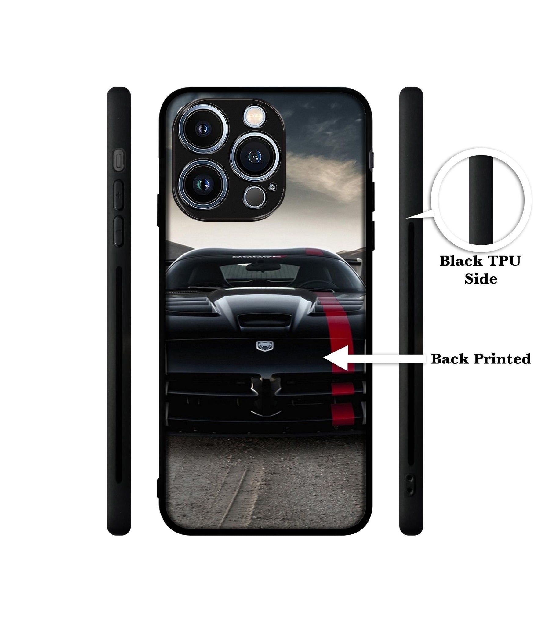 Sports Car Pattern Designer 2D Printed Back Case Cover for Apple iPhone 13 Pro