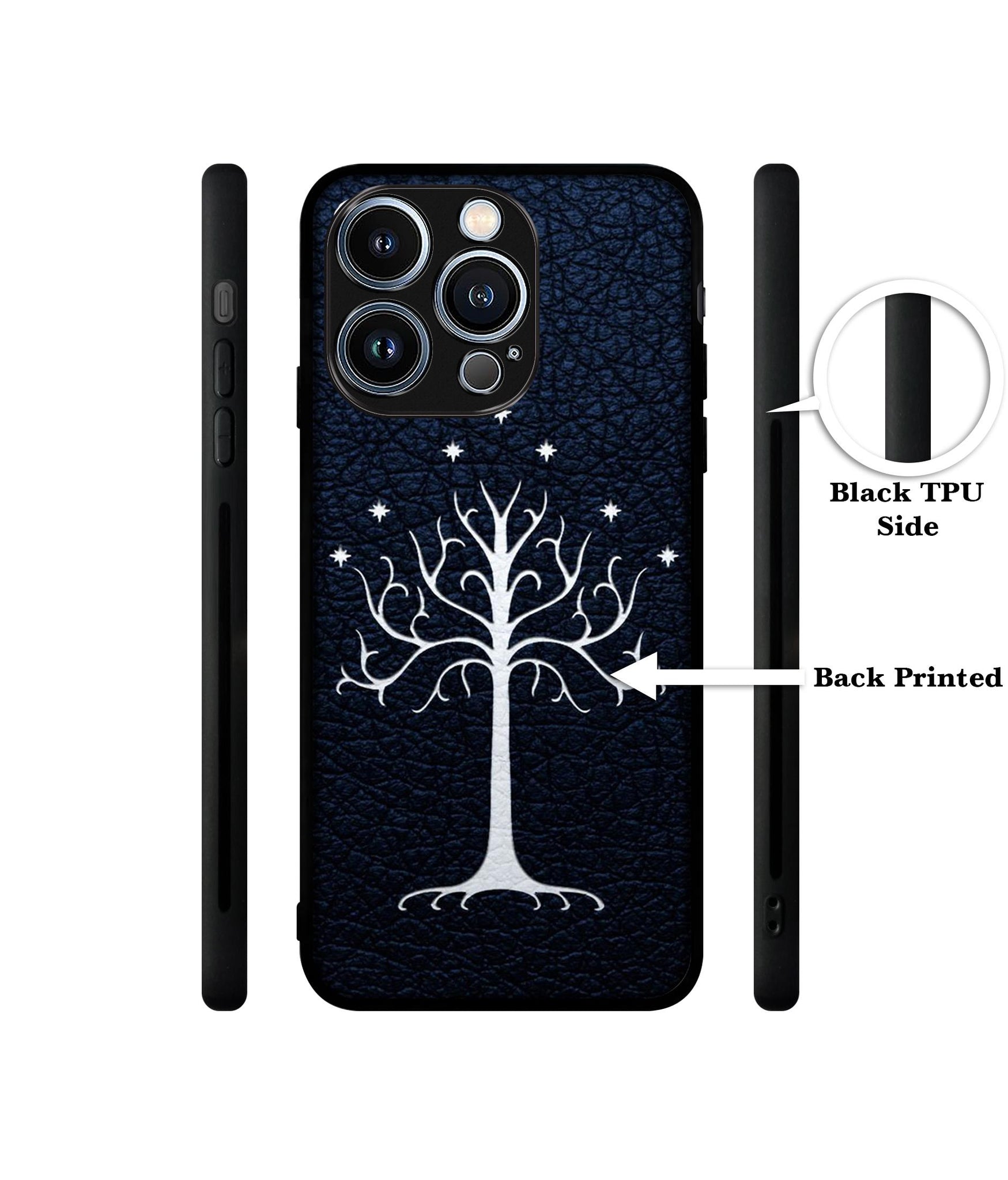 Magic Tree Pattern Designer 2D Printed Back Case Cover for Apple iPhone 13 Pro