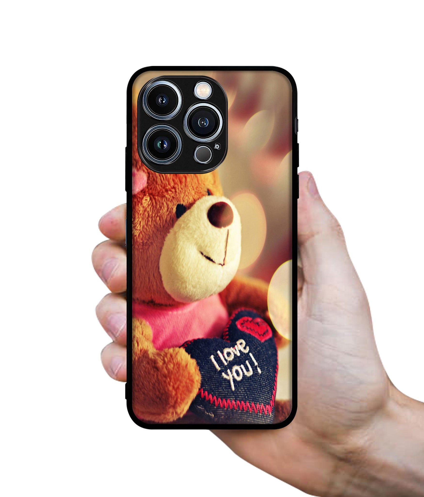 Teddy Bear Designer 2D Printed Back Case Cover for Apple iPhone 13 Pro