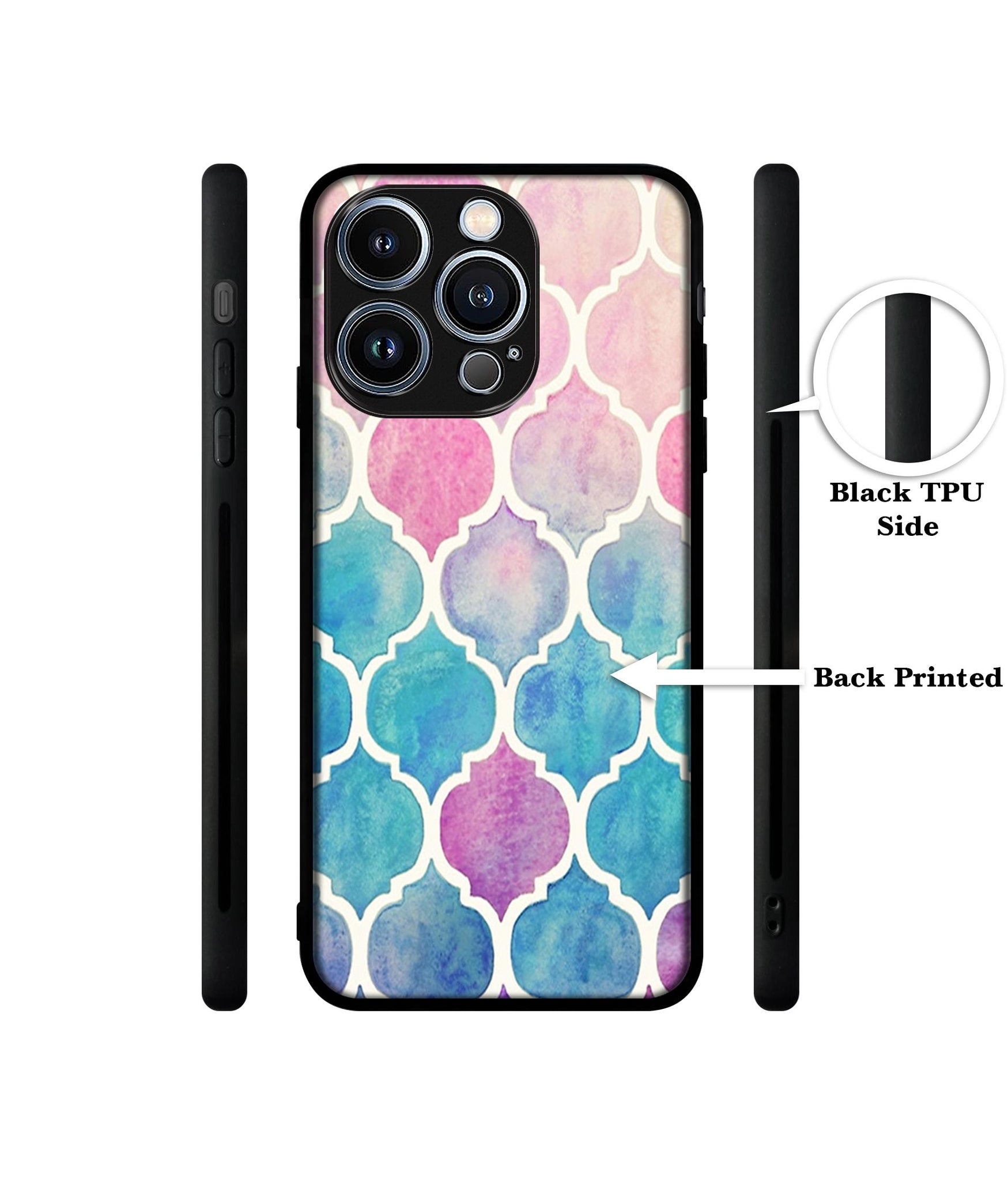 Patterns Art Designer 2D Printed Back Case Cover for Apple iPhone 13 Pro