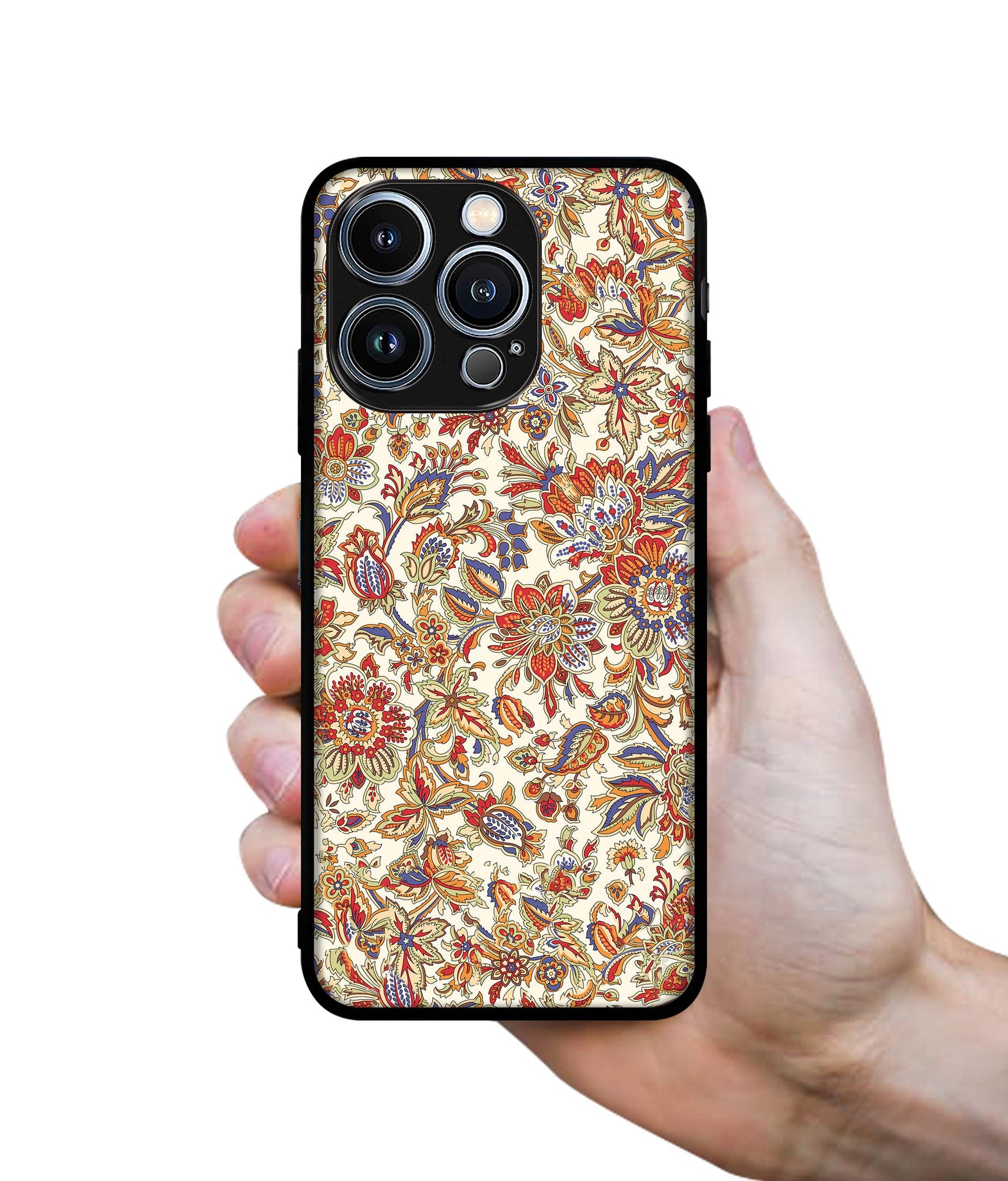 Floral Designer 2D Printed Back Case Cover for Apple iPhone 13 Pro