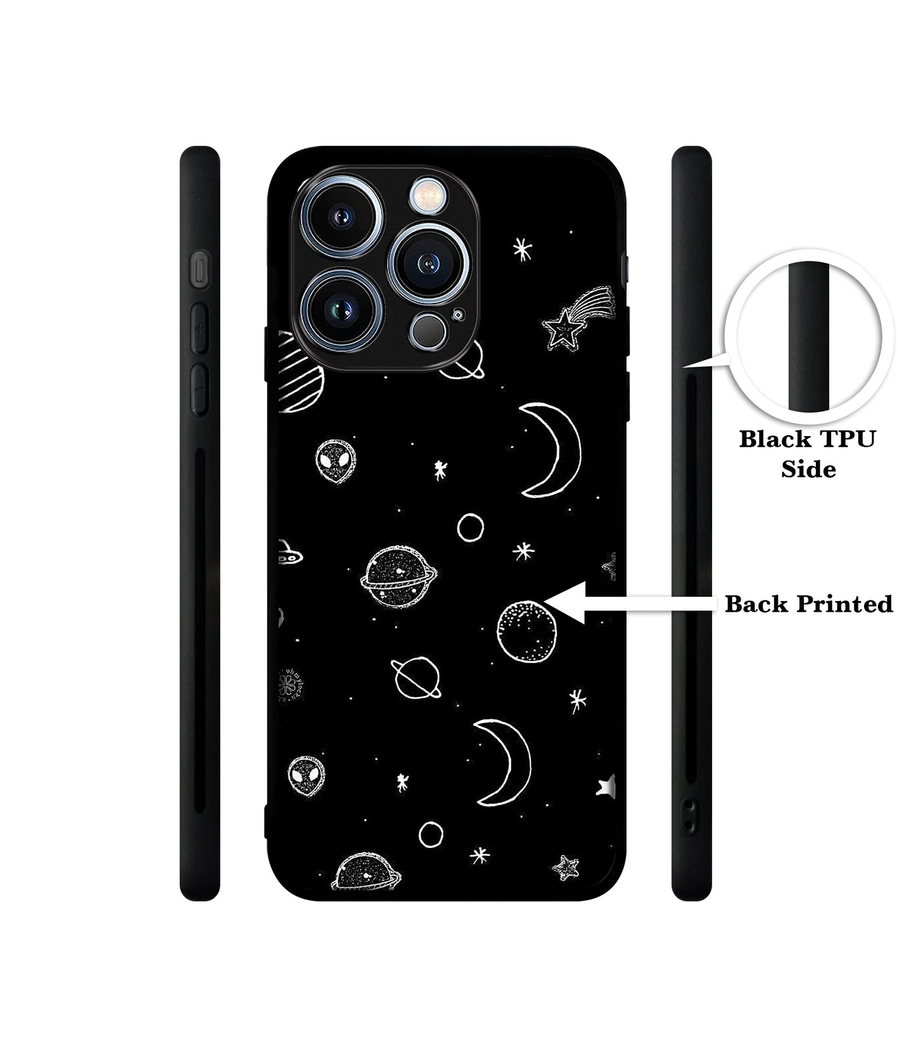 Space Stars Universe Designer 2D Printed Back Case Cover for Apple iPhone 13 Pro