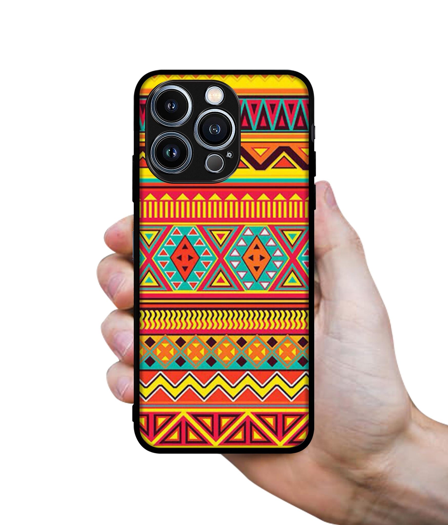 Artistic Rangoli Designer 2D Printed Back Case Cover for Apple iPhone 13 Pro