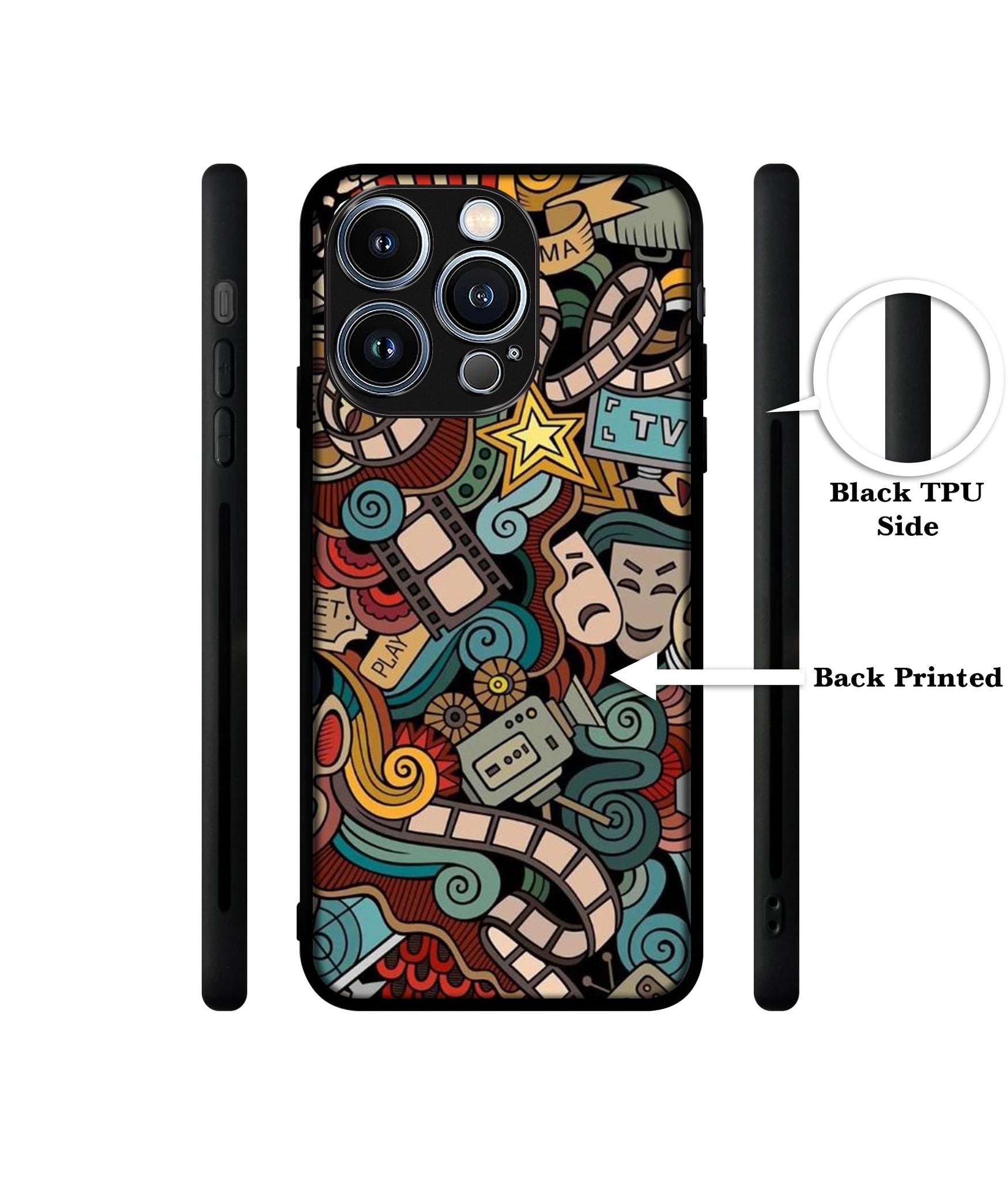 Movies Designer 2D Printed Back Case Cover for Apple iPhone 13 Pro