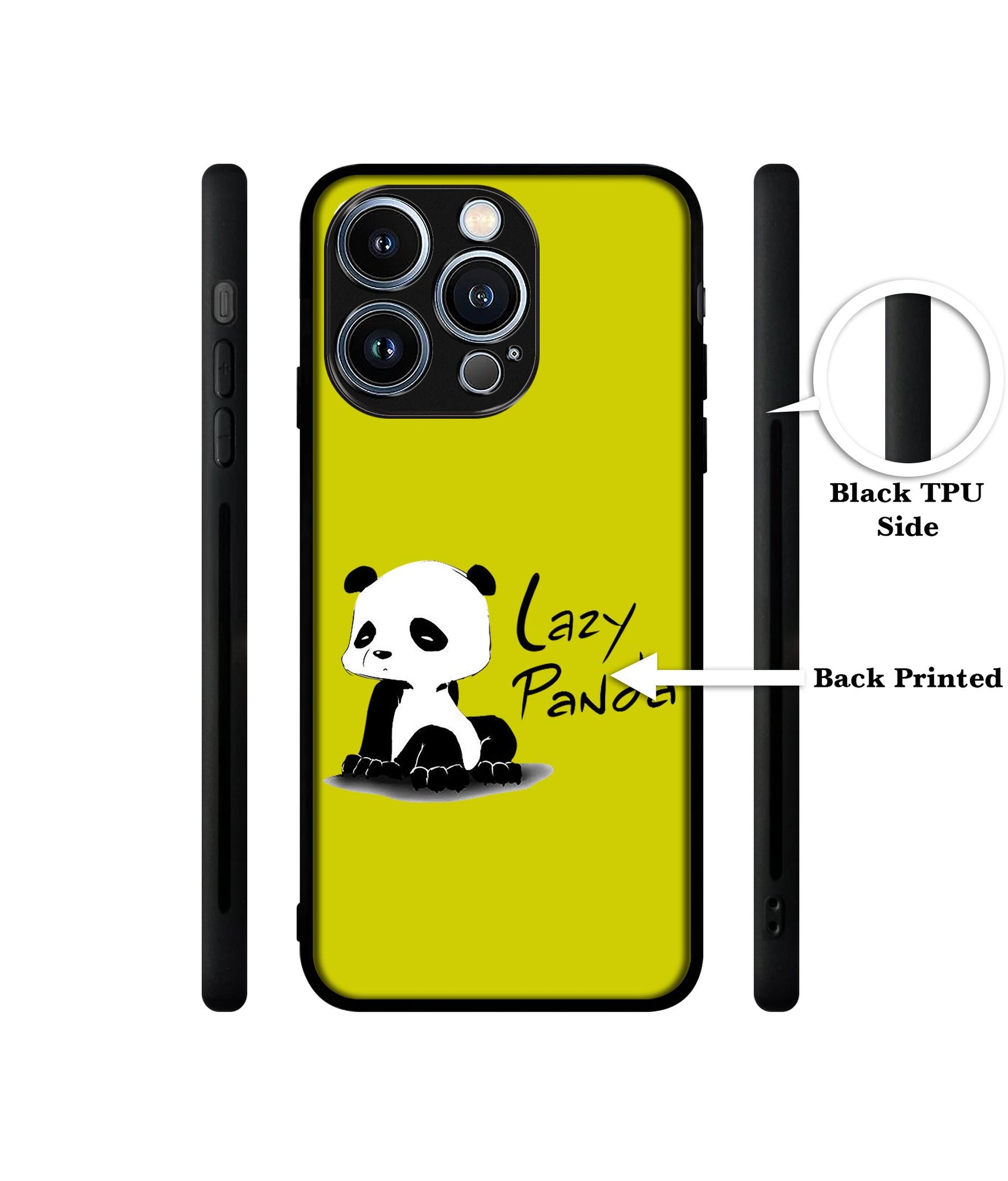 Lazy Panda Designer 2D Printed Back Case Cover for Apple iPhone 13 Pro