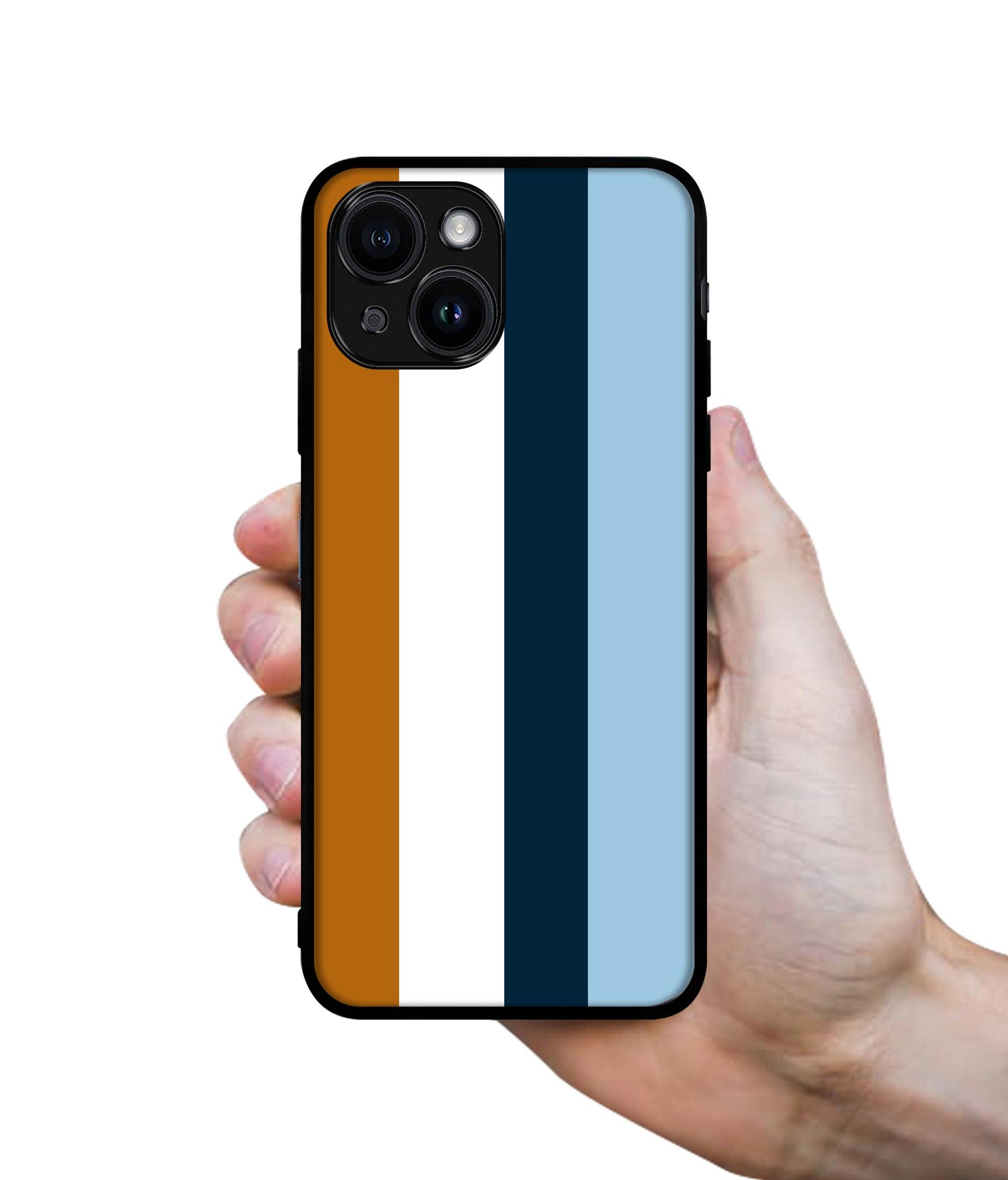 Color Stripes Designer 2D Printed Back Case Cover for Apple iPhone 14 / 13