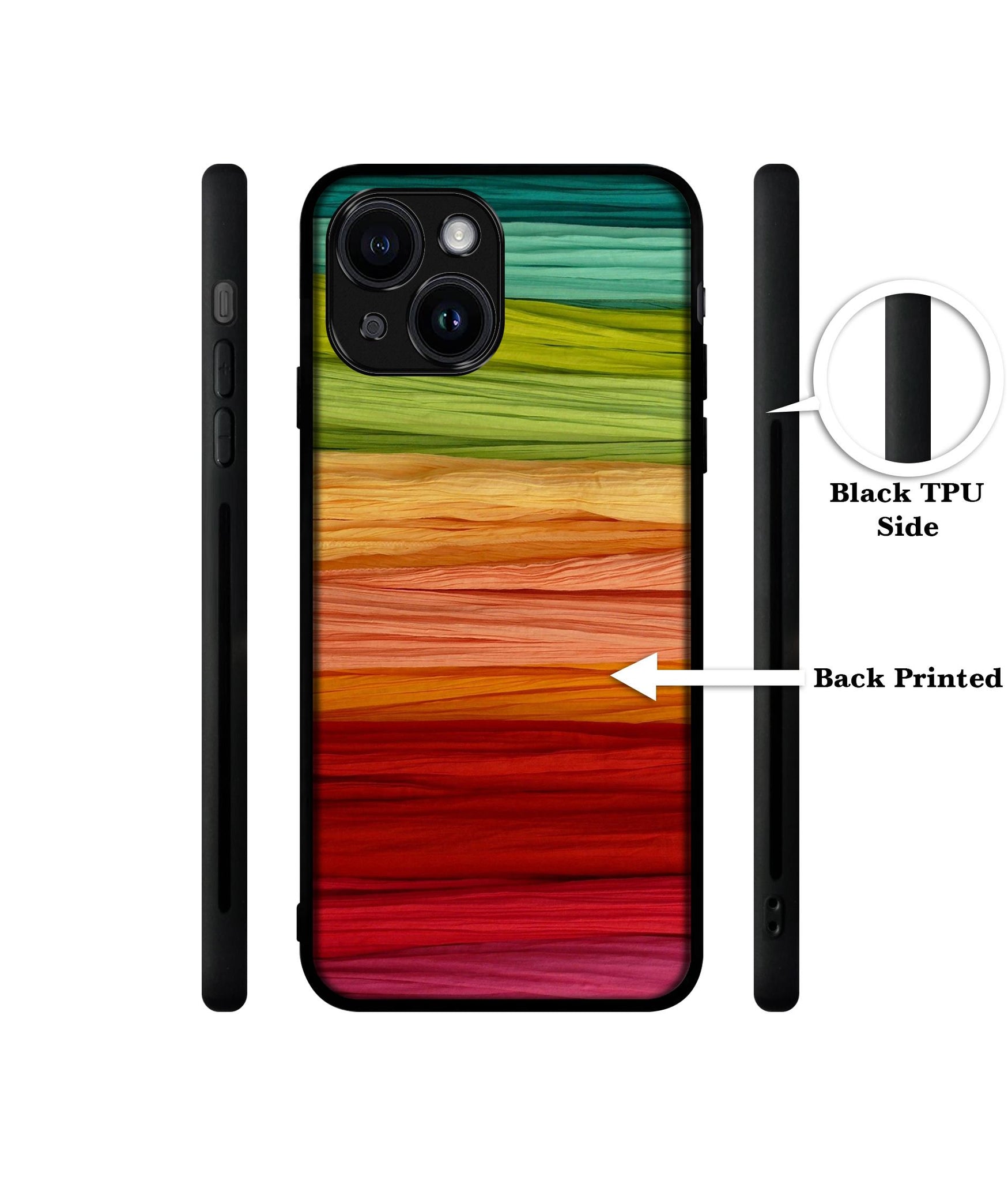 Colorful Thread Designer 2D Printed Back Case Cover for Apple iPhone 14 Plus