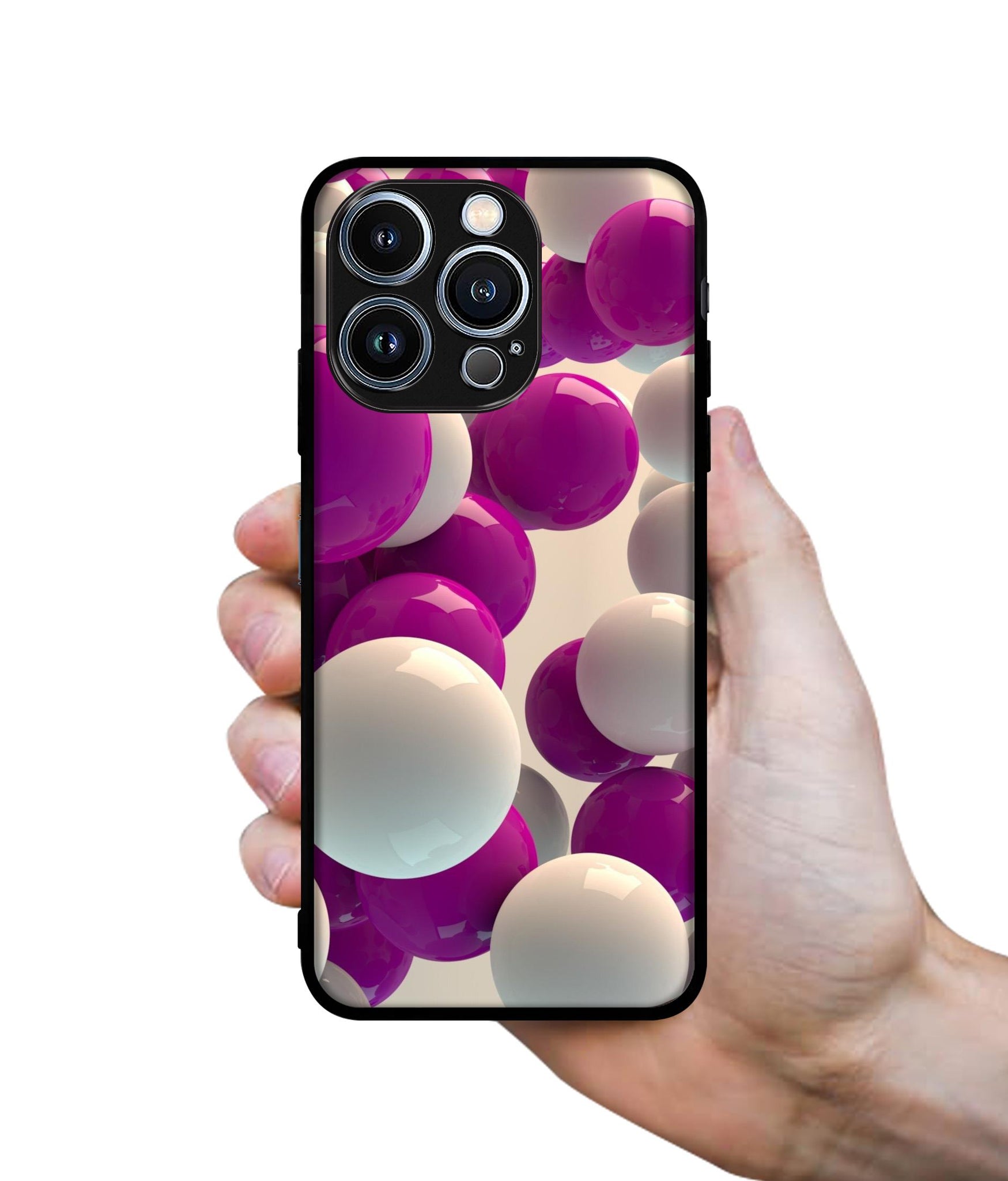 3D Balloons Designer 2D Printed Back Case Cover for Apple iPhone 14 Pro Max