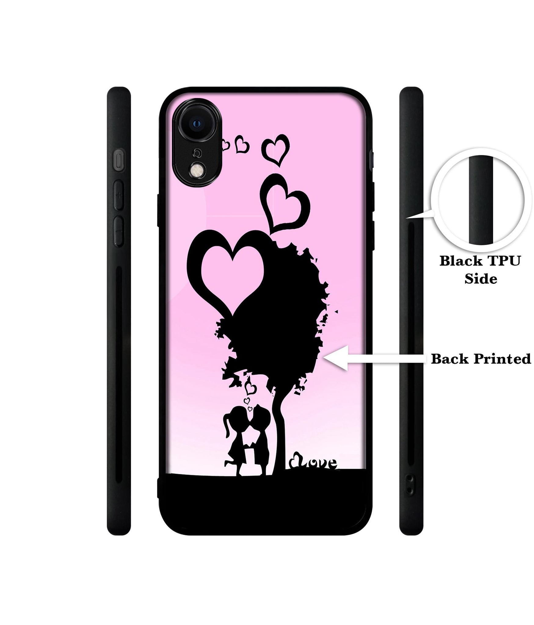 Sweet Love Designer 2D Printed Back Case Cover for Apple iPhone XR
