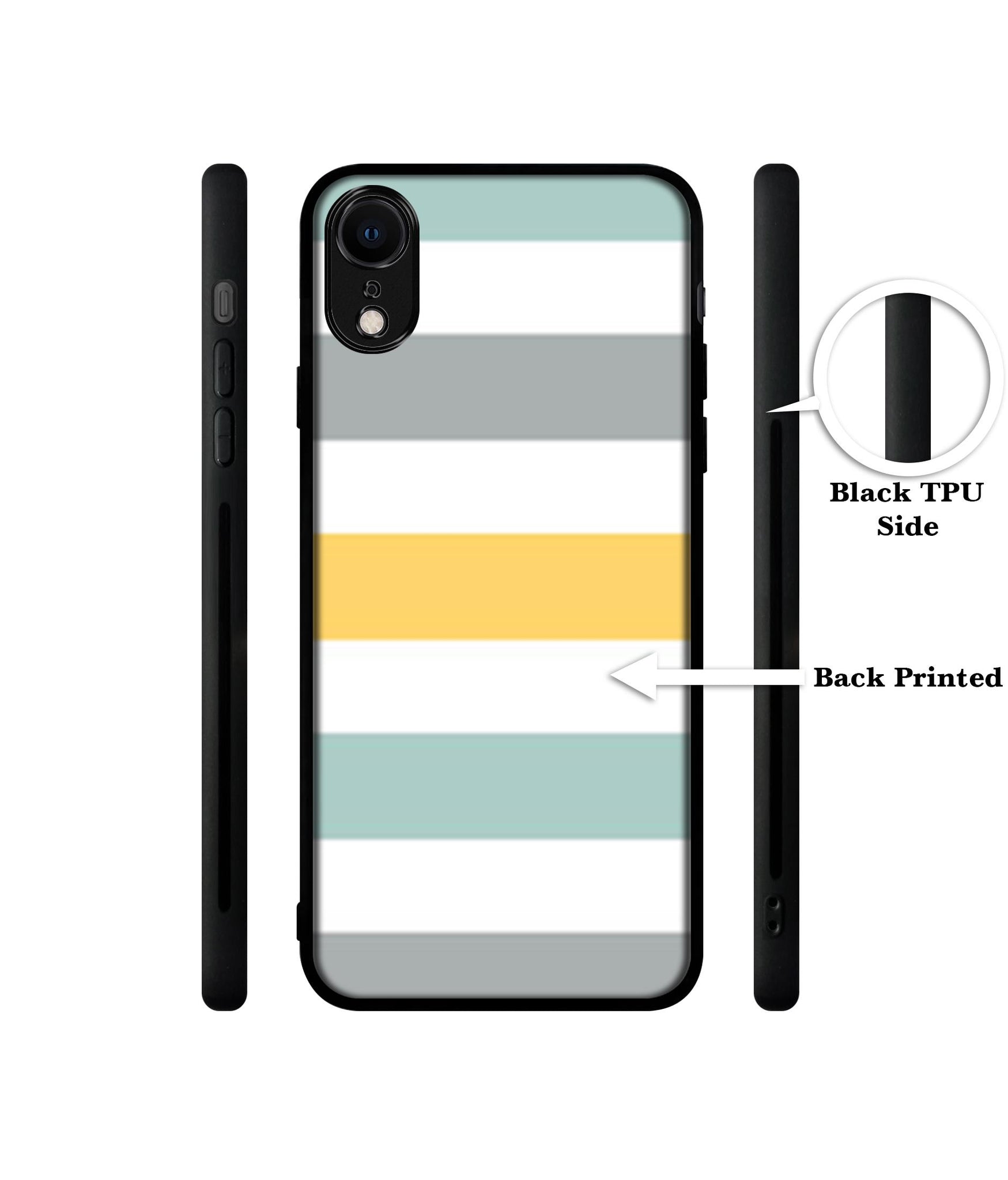 Line Texture Designer 2D Printed Back Case Cover for Apple iPhone XR