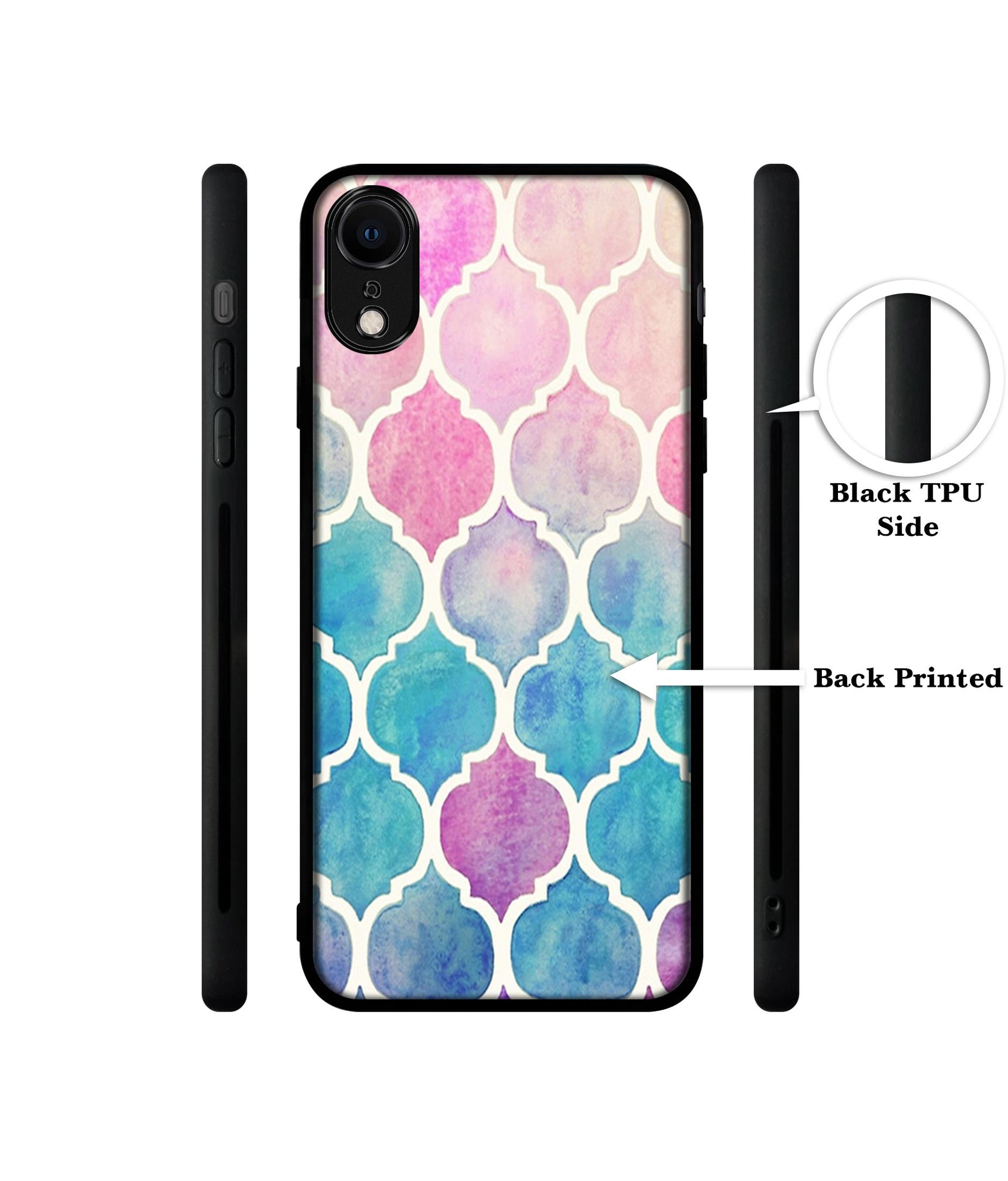 Patterns Art Designer 2D Printed Back Case Cover for Apple iPhone XR