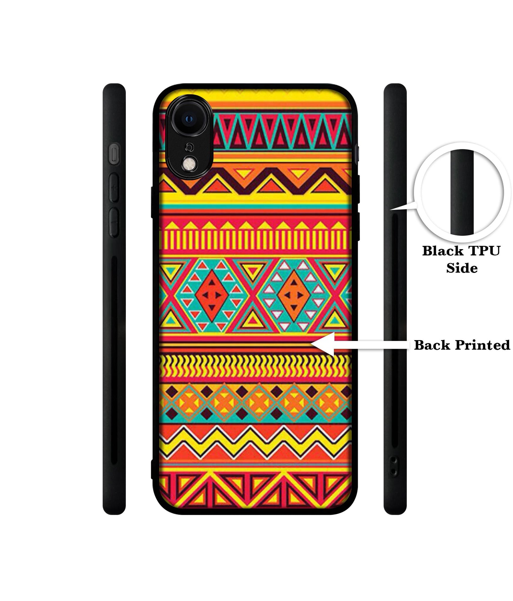 Artistic Rangoli Designer 2D Printed Back Case Cover for Apple iPhone XR