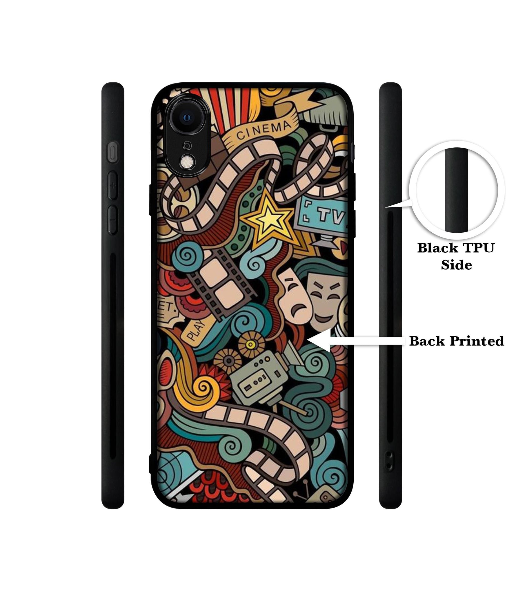 Movies Designer 2D Printed Back Case Cover for Apple iPhone XR