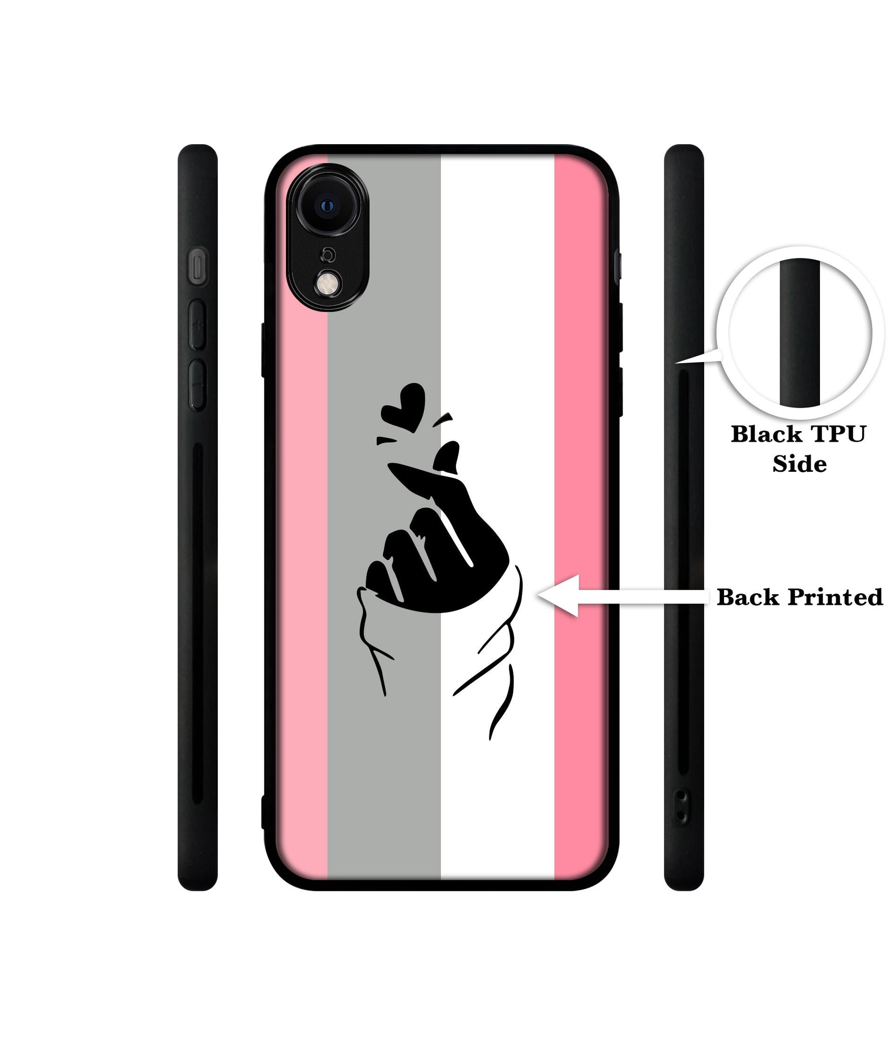 Cute Mini Love Designer 2D Printed Back Case Cover for Apple iPhone XR