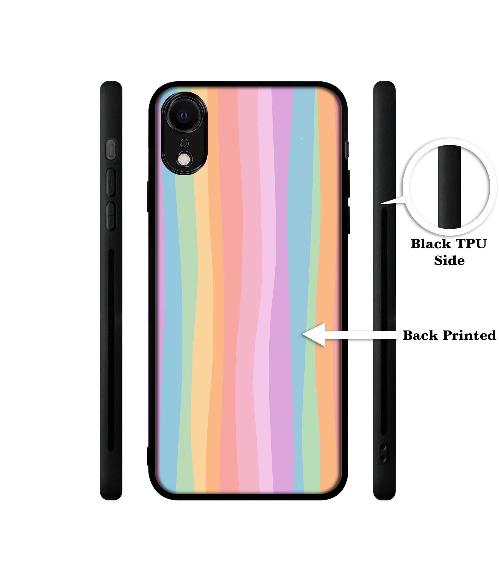 Cool Rainbow Designer 2D Printed Back Case Cover for Apple iPhone XR