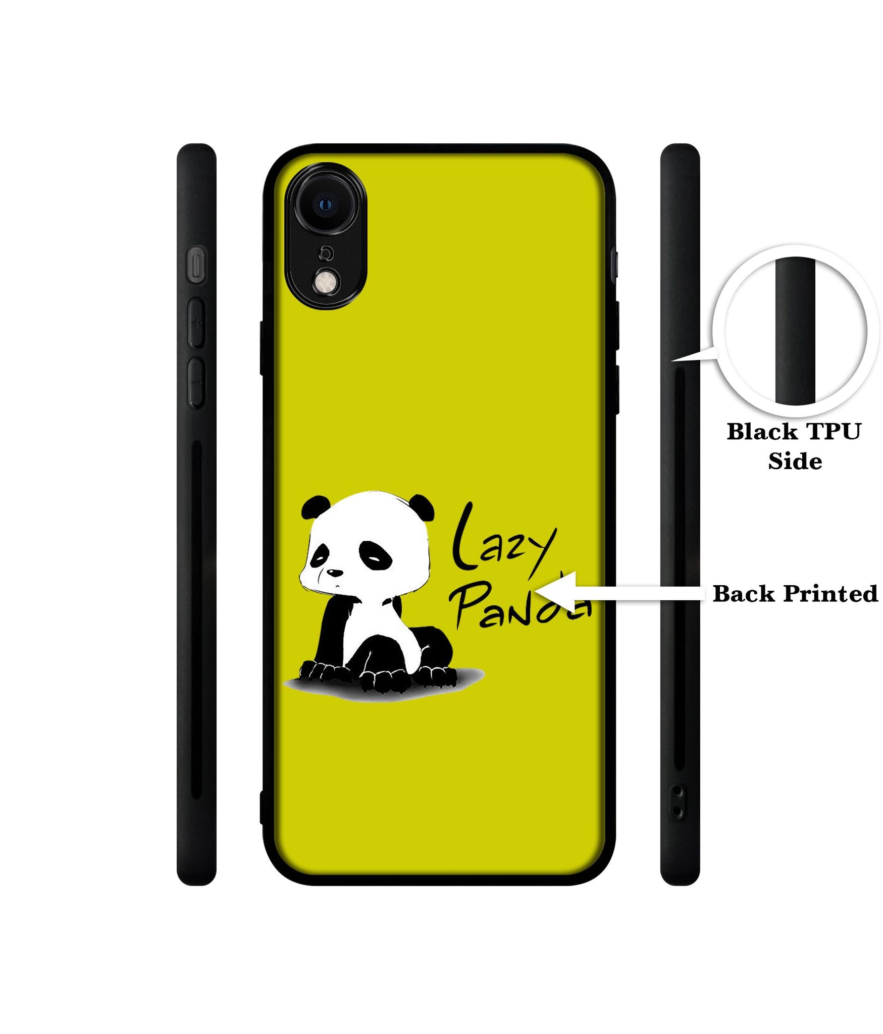 Lazy Panda Designer 2D Printed Back Case Cover for Apple iPhone XR