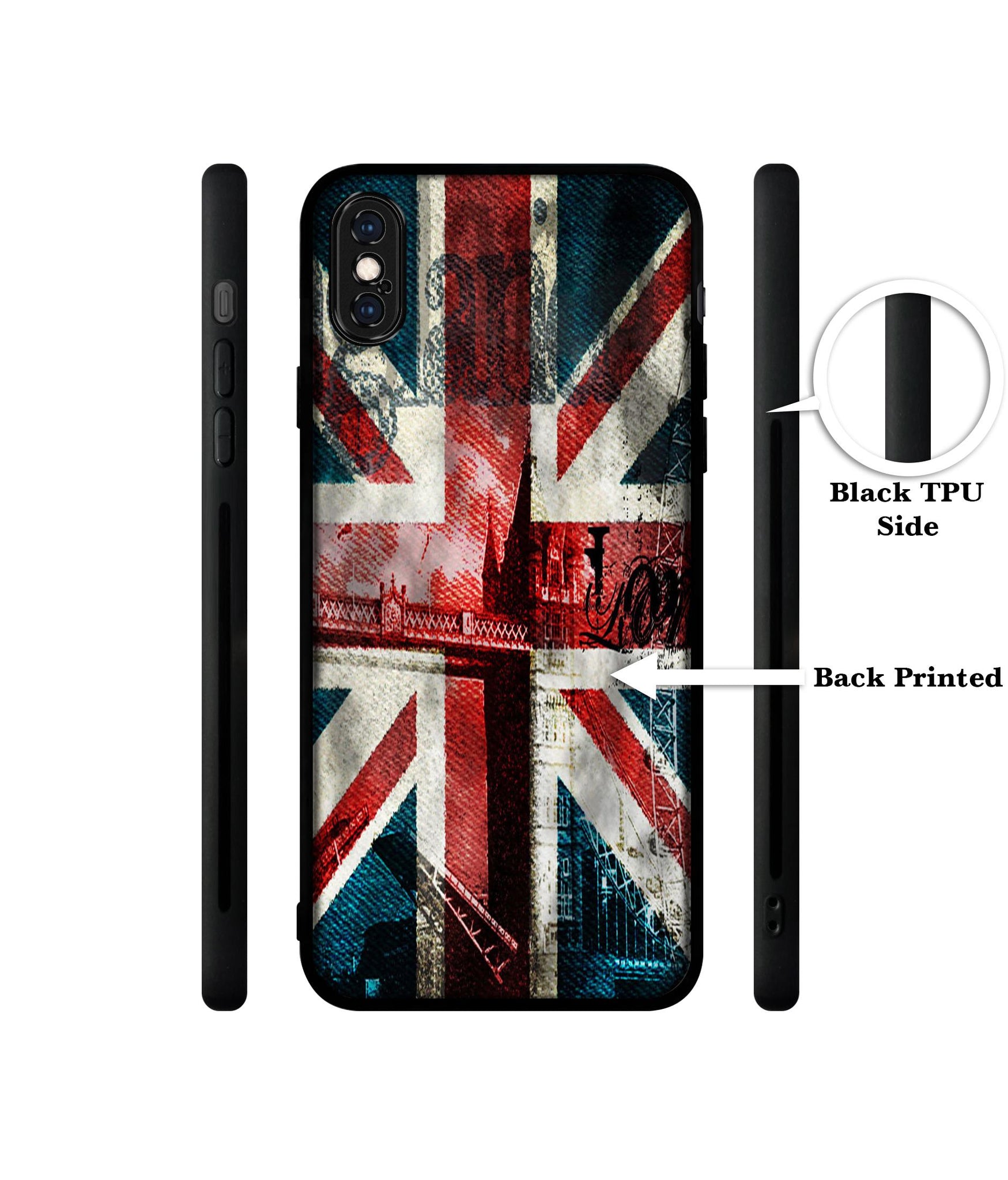 London Flag wallpaper Designer 2D Printed Back Case Cover for Apple iPhone X / XS