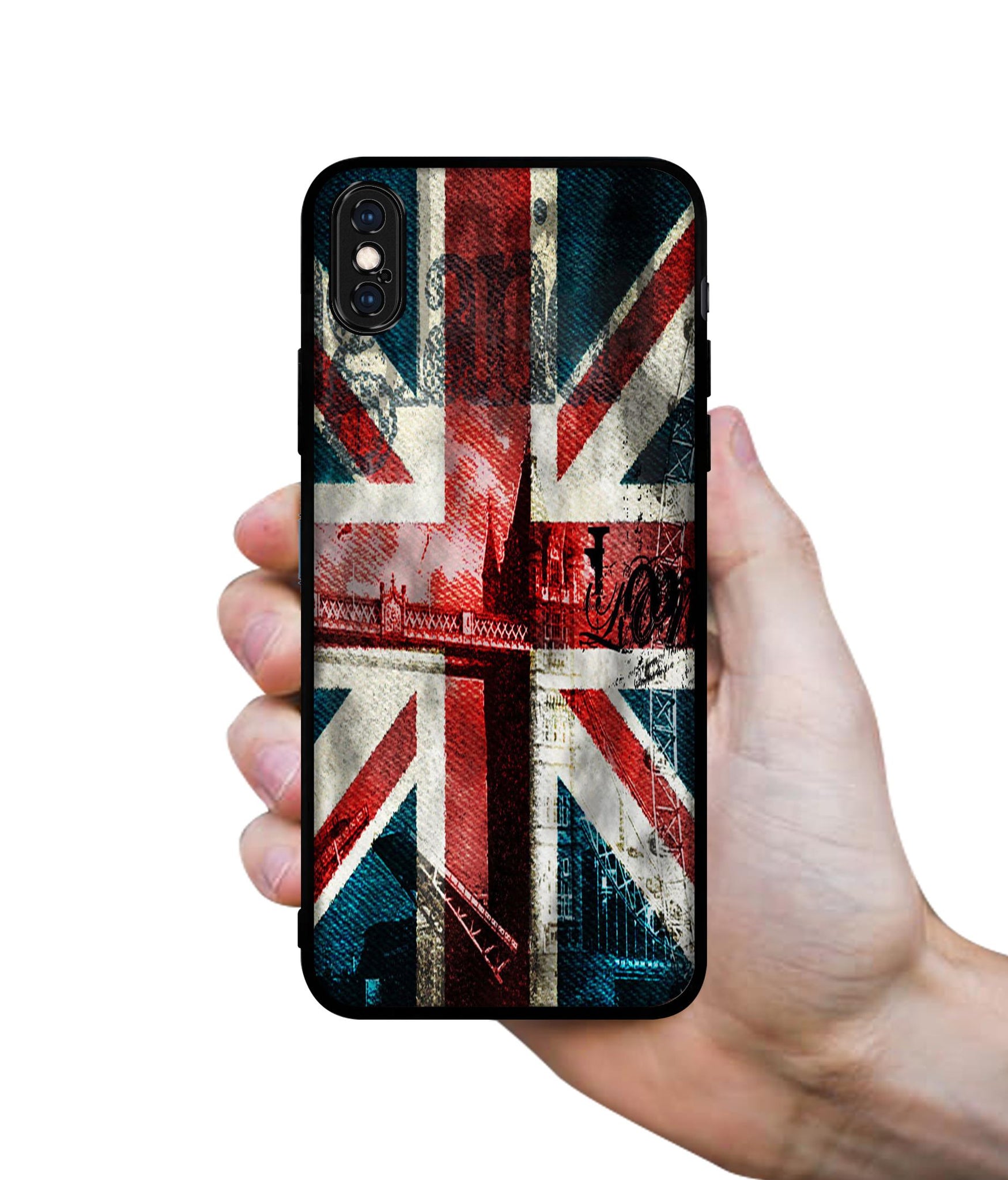 London Flag wallpaper Designer 2D Printed Back Case Cover for Apple iPhone X / XS