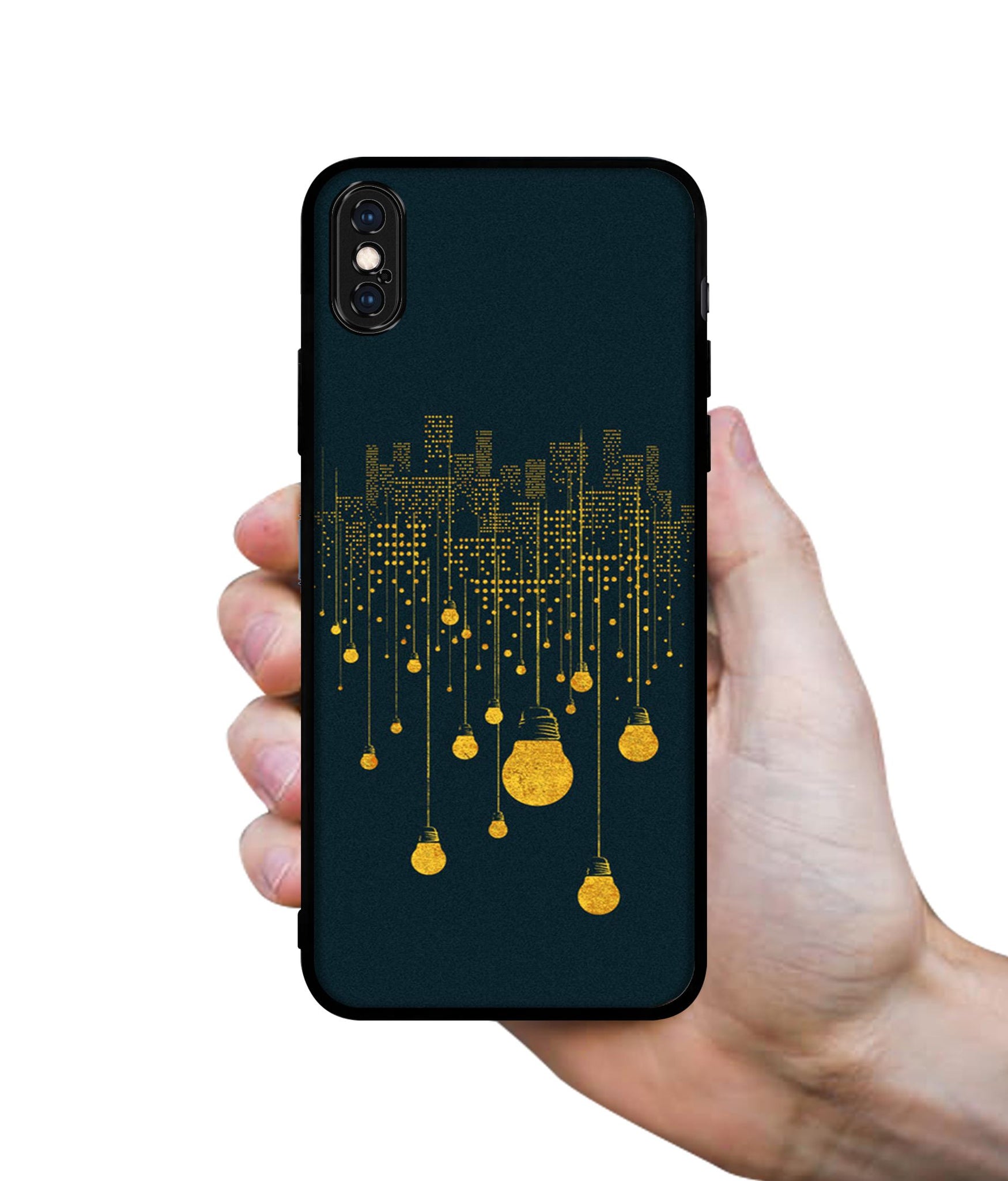 City Light Pattern Designer 2D Printed Back Case Cover for Apple iPhone X / XS