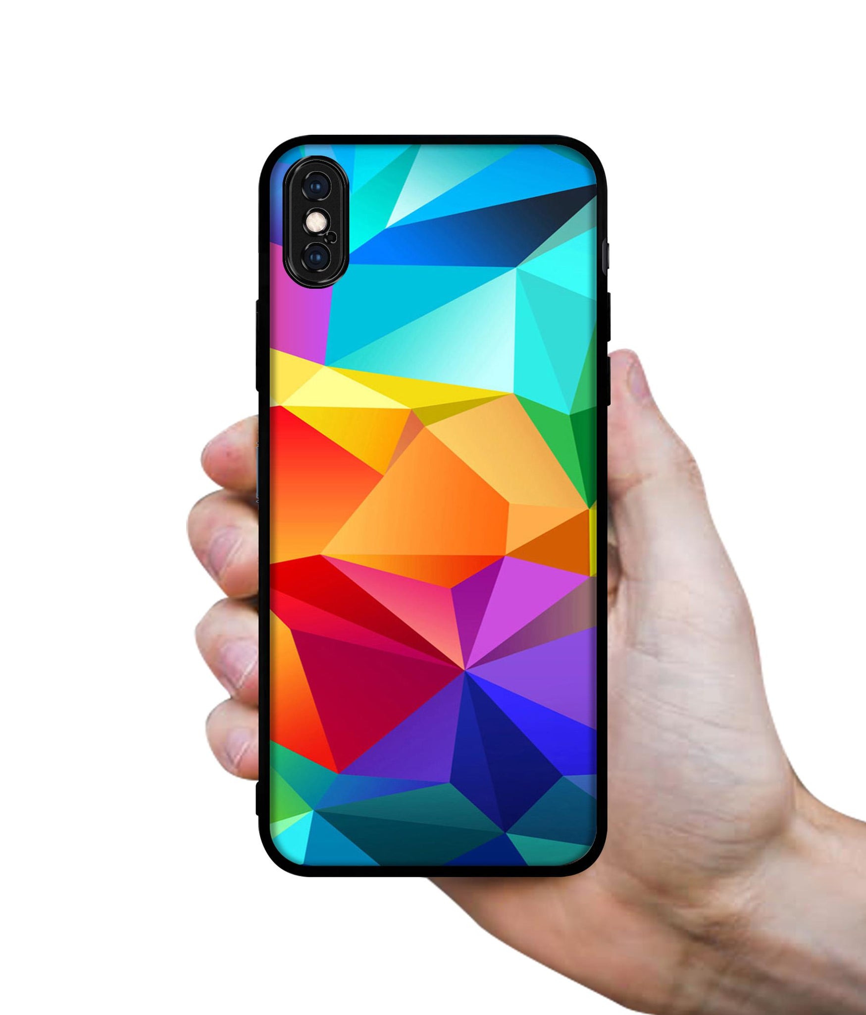 Colorful Pattern Designer 2D Printed Back Case Cover for Apple iPhone X / XS