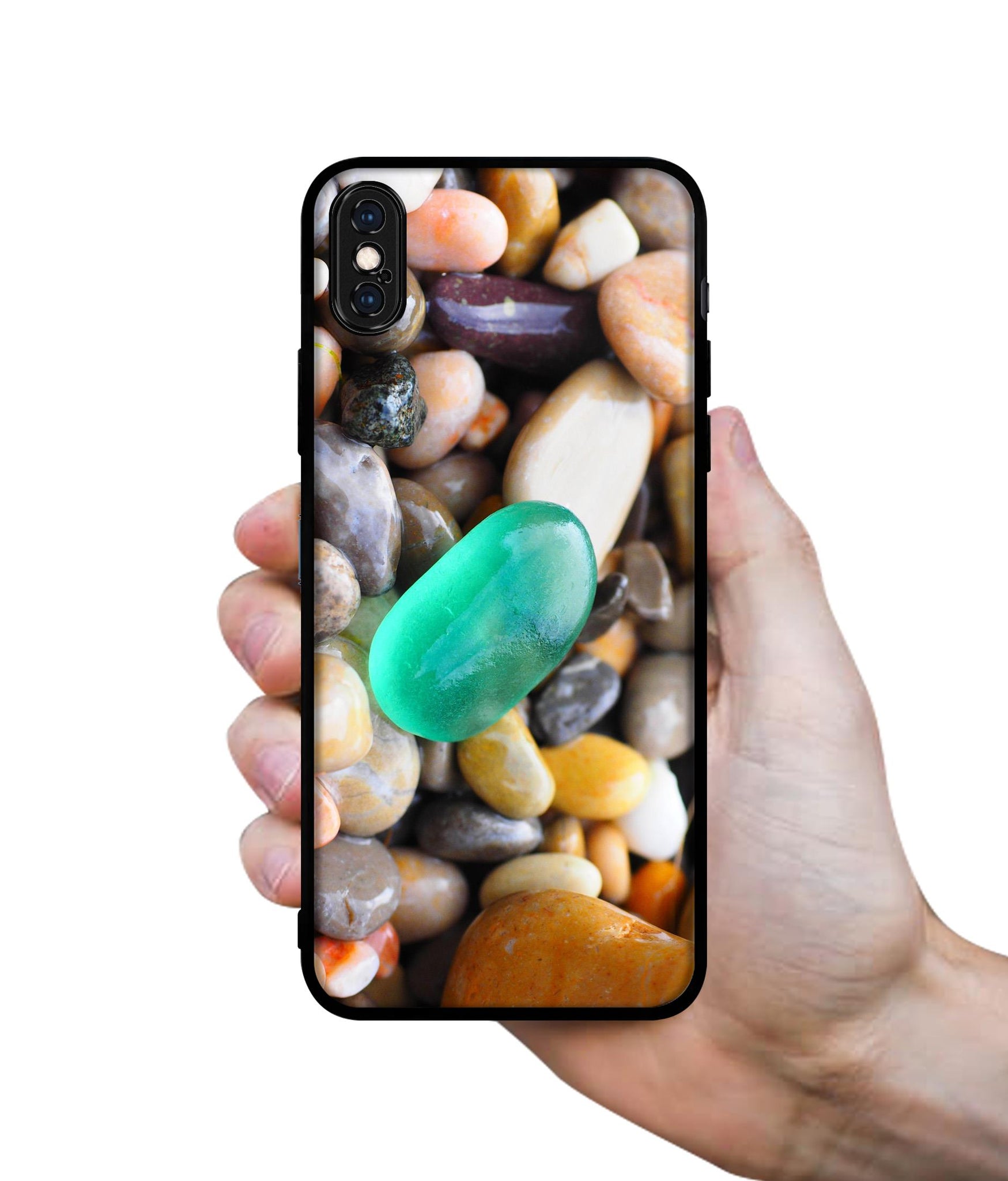 Sea Stones Designer 2D Printed Back Case Cover for Apple iPhone X / XS