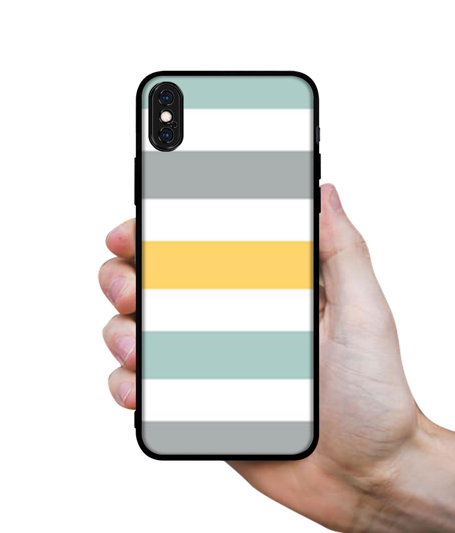 Line Texture Designer 2D Printed Back Case Cover for Apple iPhone X / XS