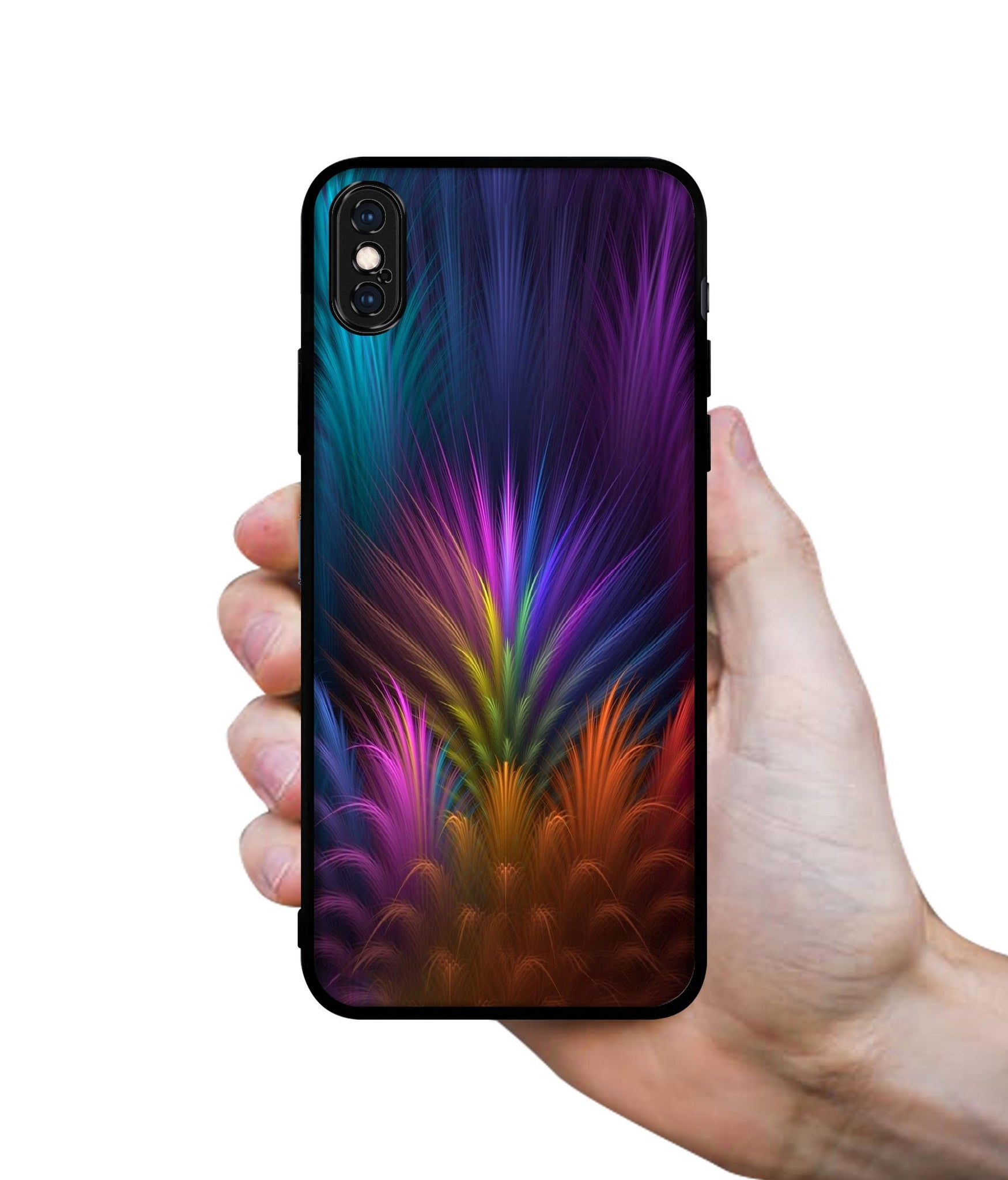 Multicoloured Designer 2D Printed Back Case Cover for Apple iPhone X / XS