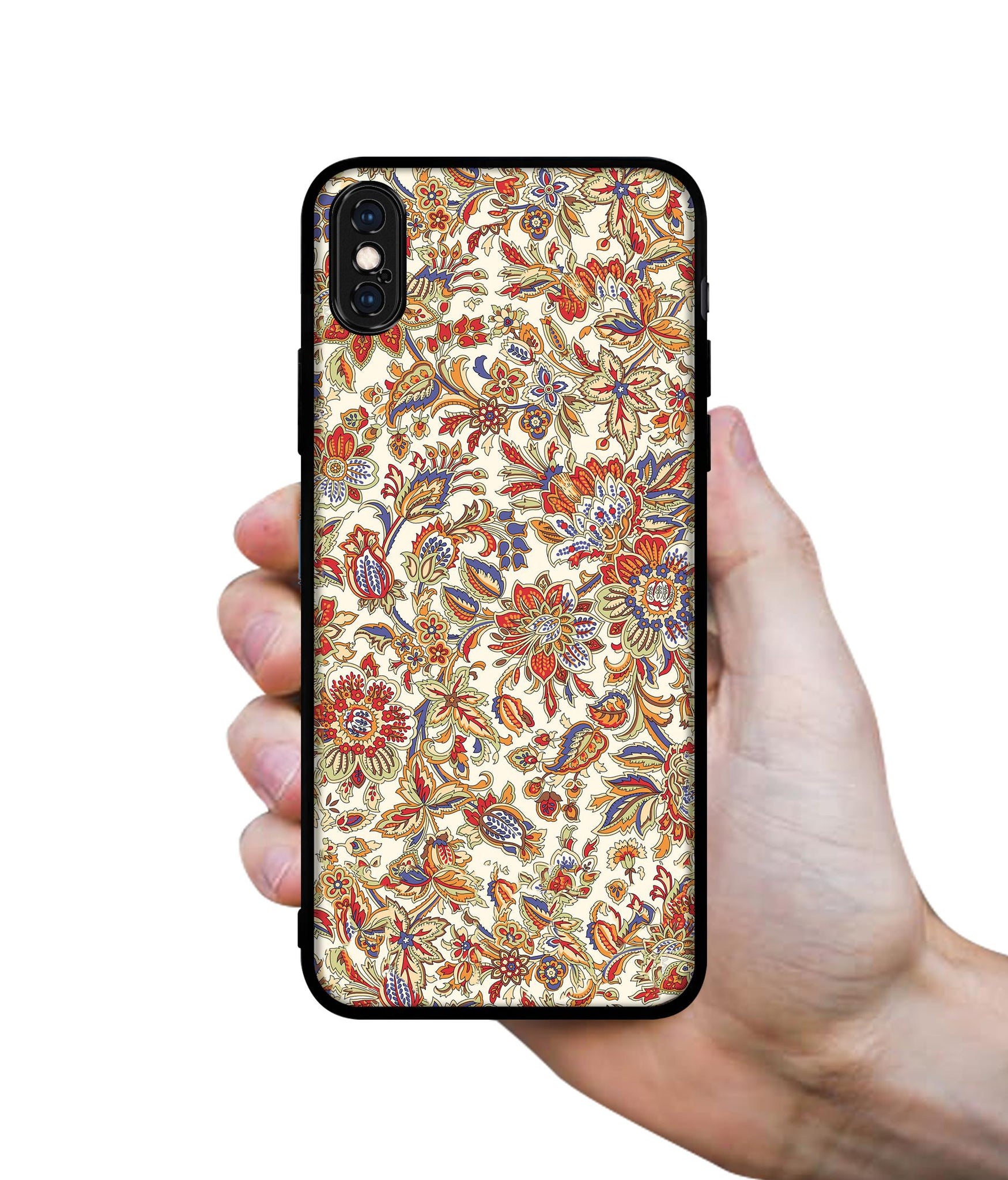 Floral Designer 2D Printed Back Case Cover for Apple iPhone X / XS