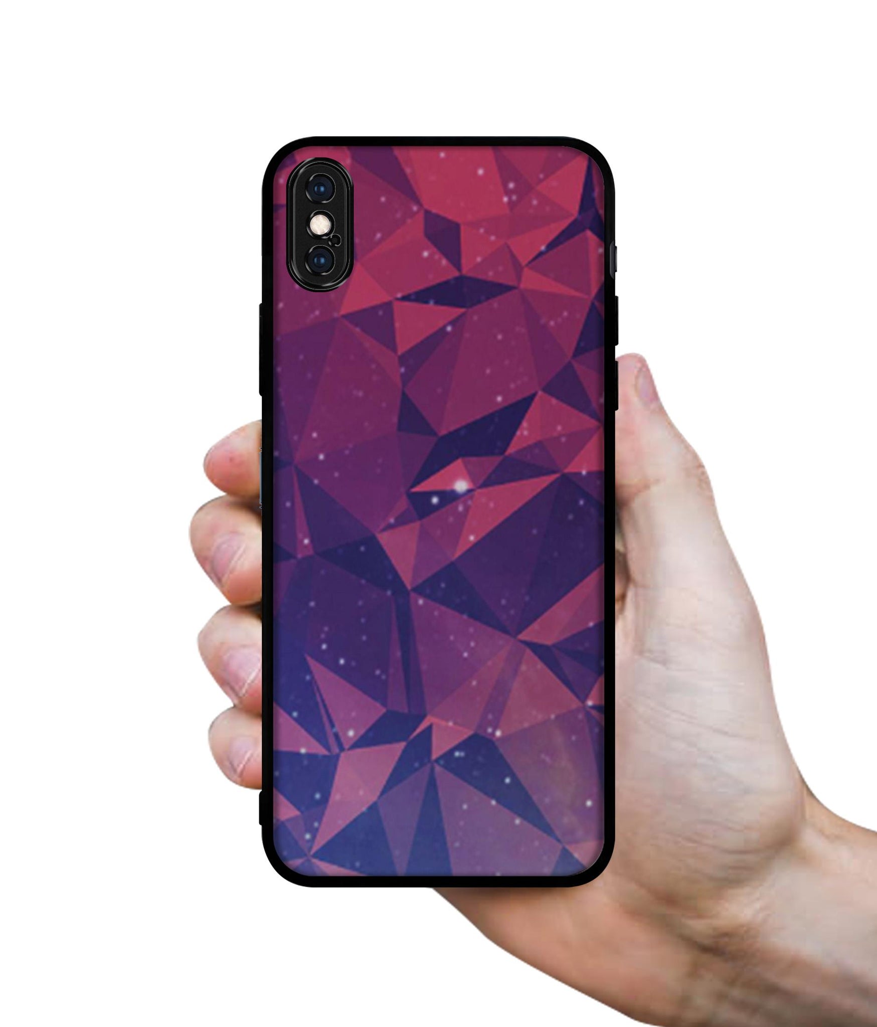 Bad Color Shape Designer 2D Printed Back Case Cover for Apple iPhone X / XS