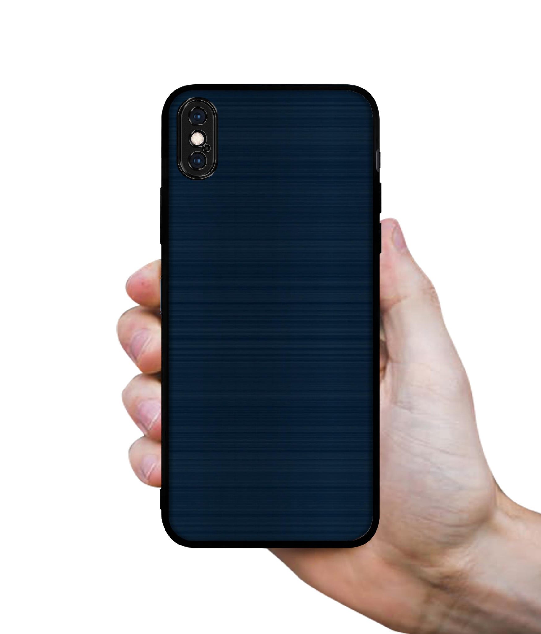 Blue Line Designer 2D Printed Back Case Cover for Apple iPhone X / XS