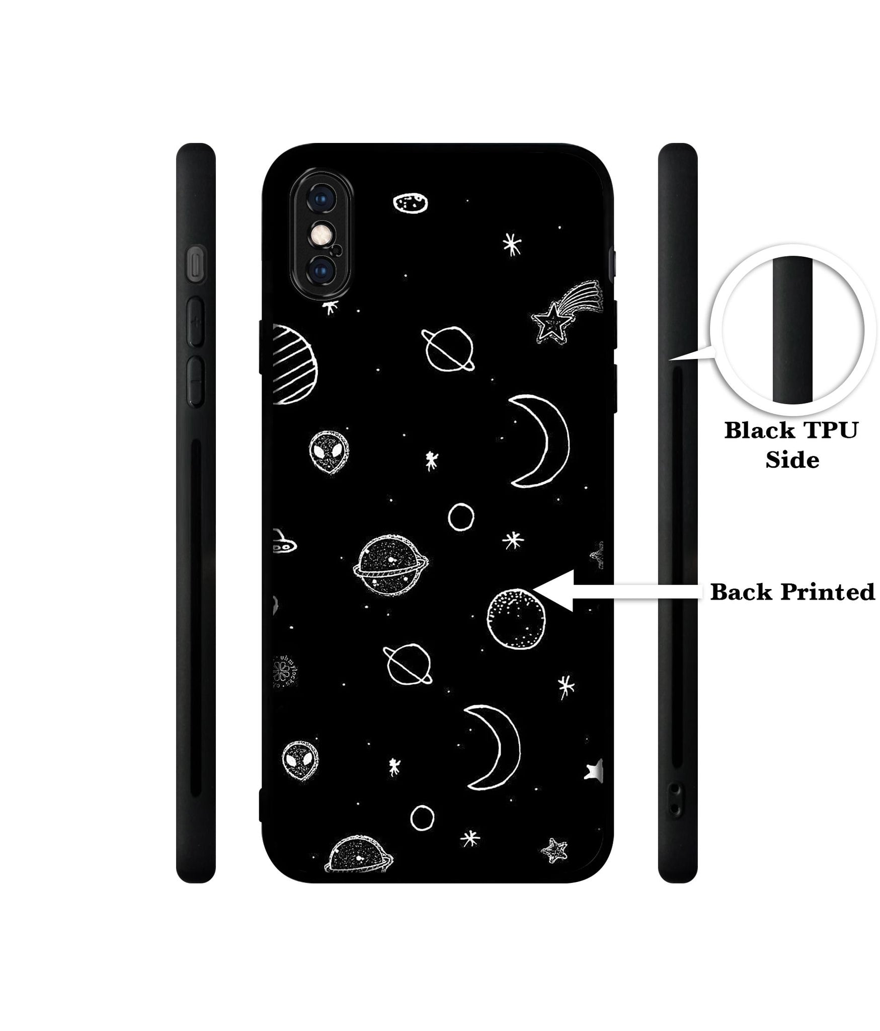 Space Stars Universe Designer 2D Printed Back Case Cover for Apple iPhone X / XS