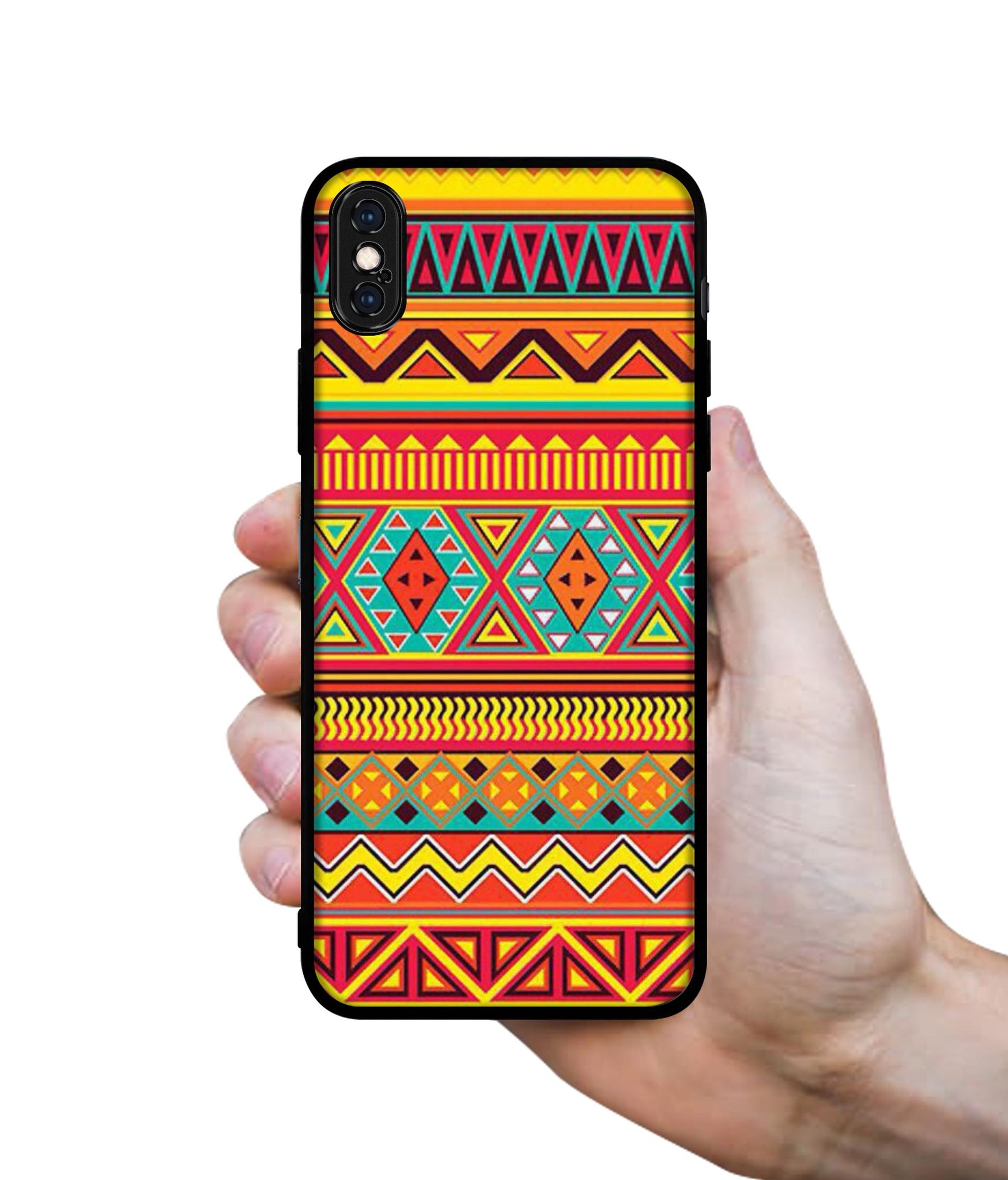 Artistic Rangoli Designer 2D Printed Back Case Cover for Apple iPhone X / XS