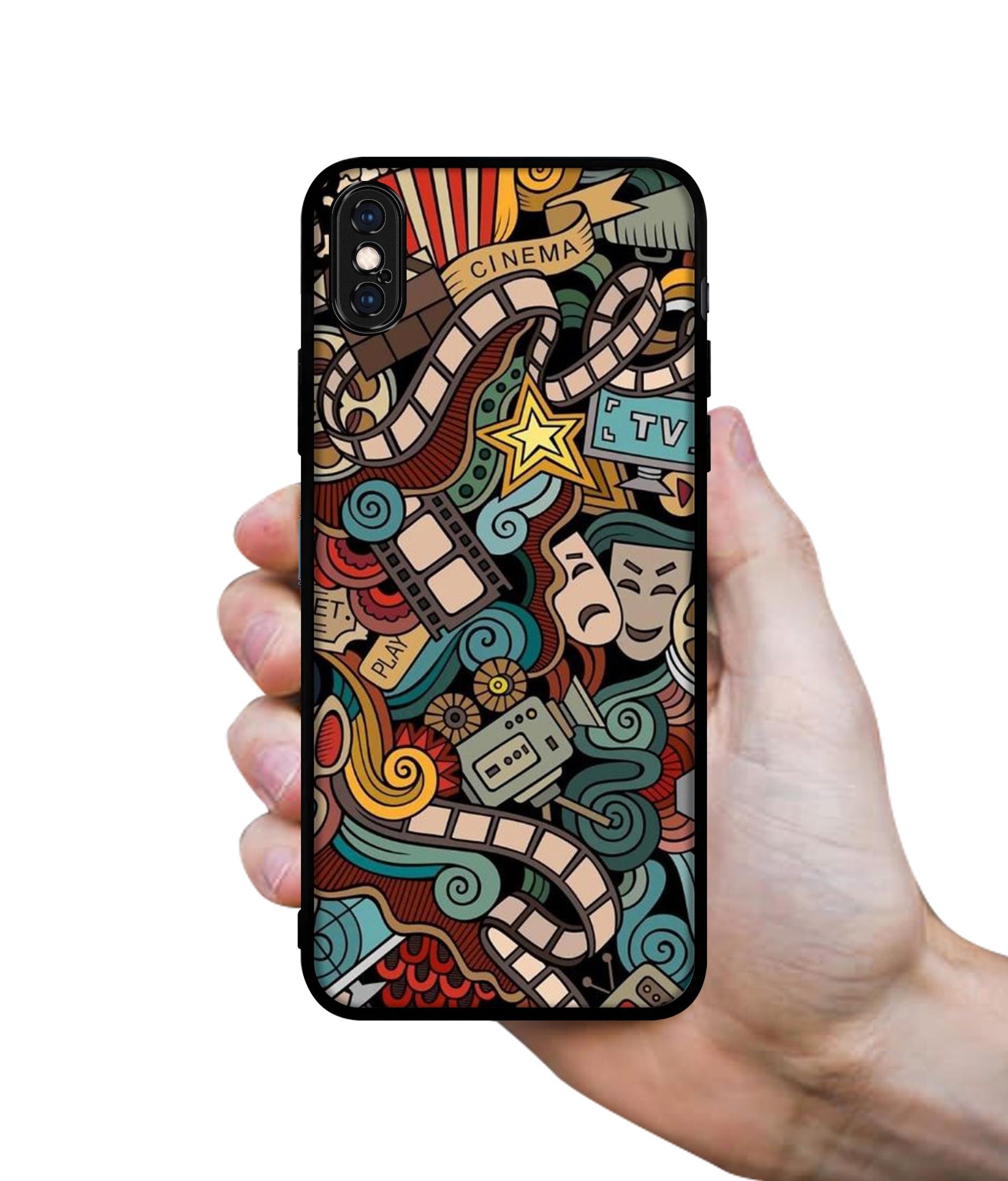 Movies Designer 2D Printed Back Case Cover for Apple iPhone X / XS