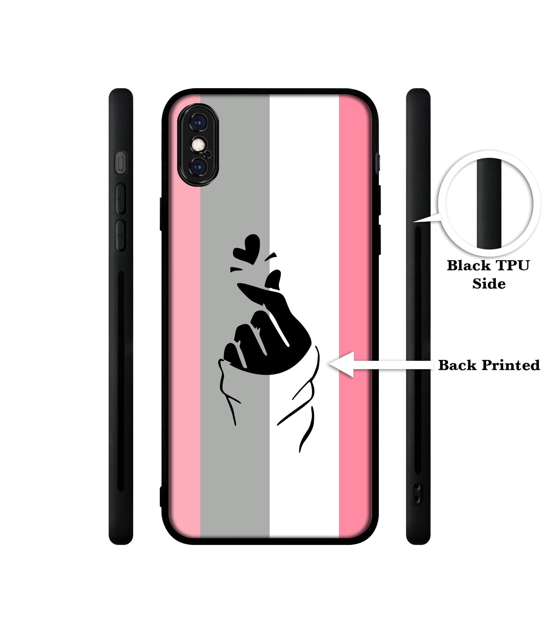 Cute Mini Love Designer 2D Printed Back Case Cover for Apple iPhone X / XS