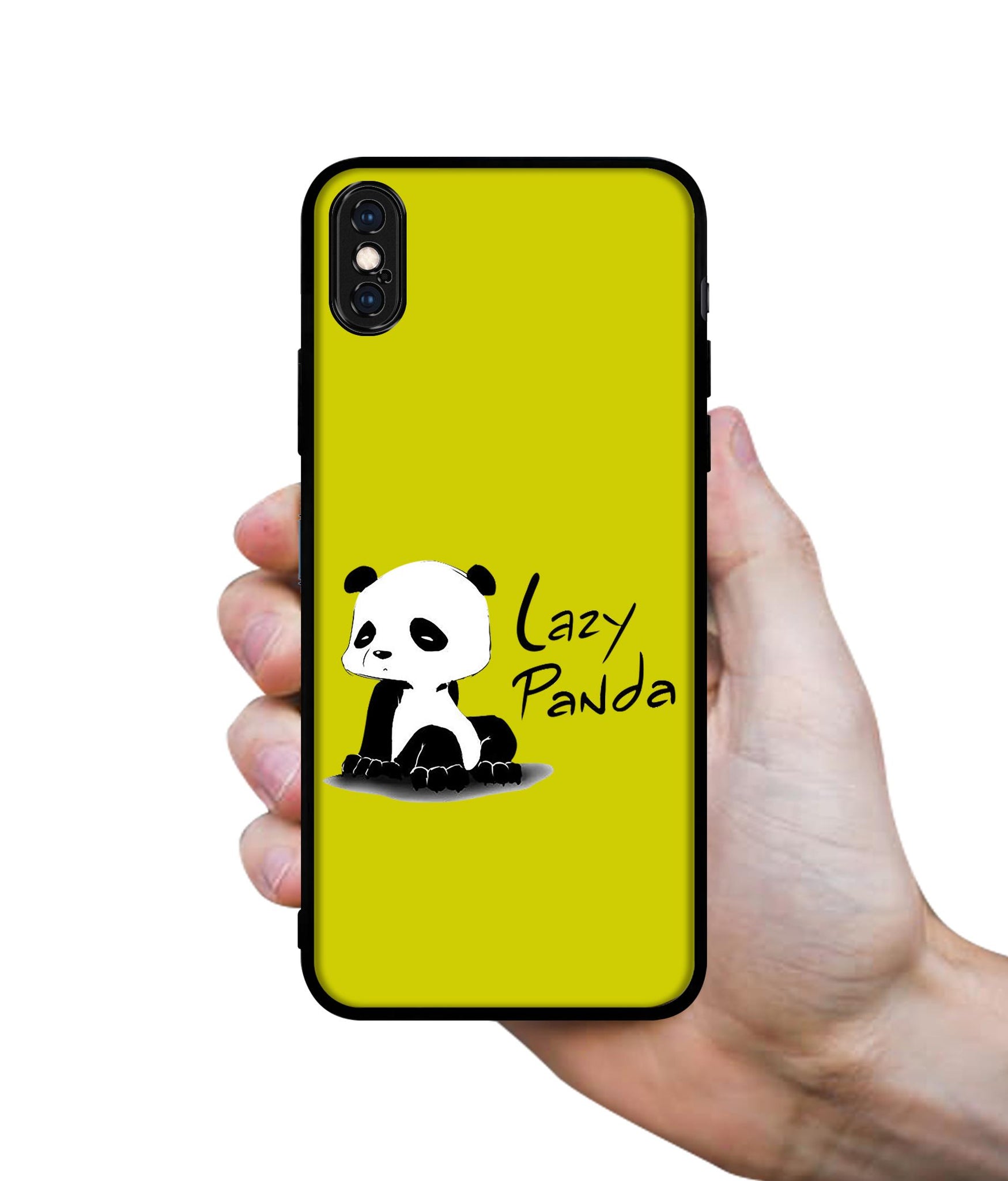 Lazy Panda Designer 2D Printed Back Case Cover for Apple iPhone X / XS