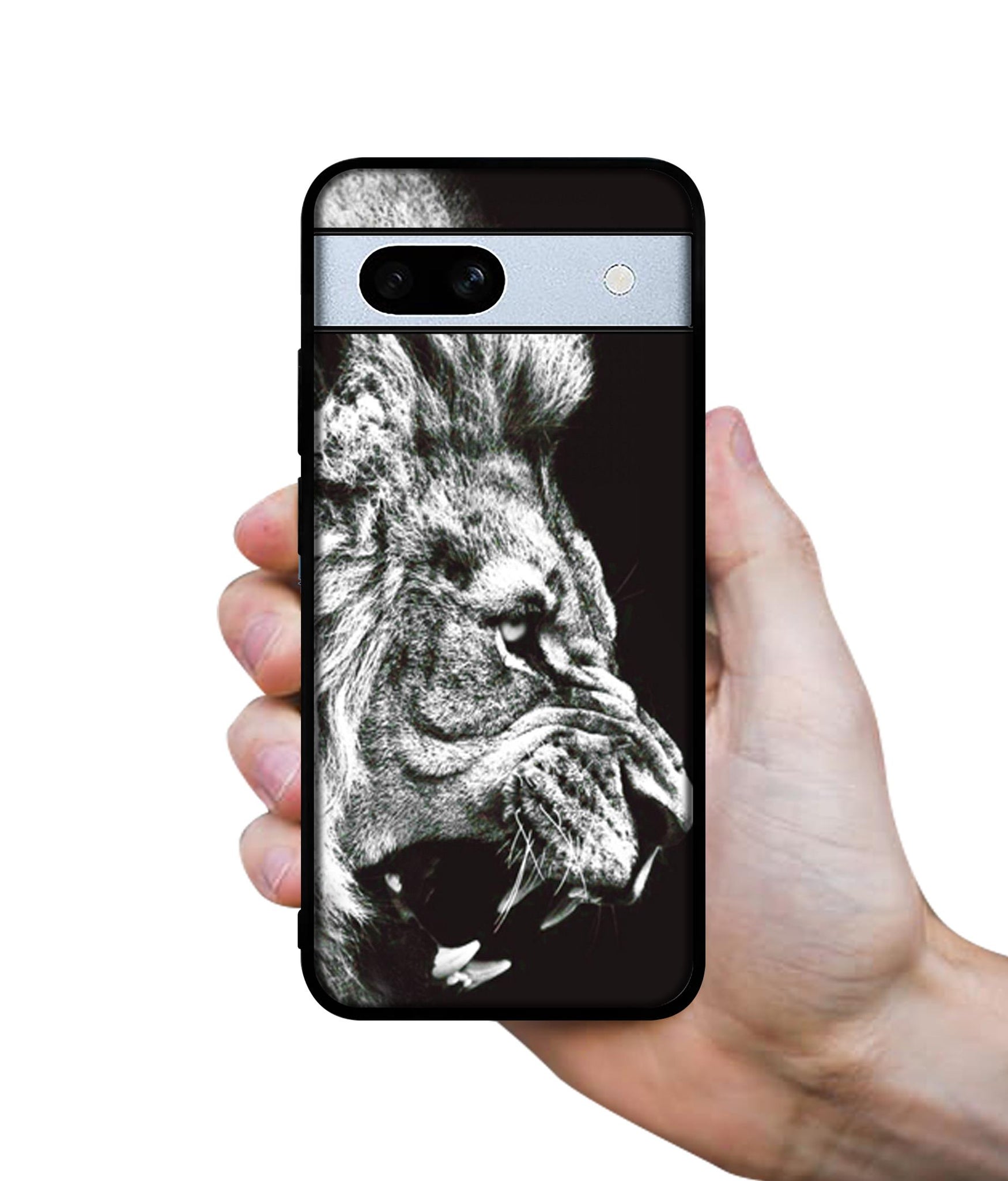 Angry Lion Designer 2D Printed Back Case Cover for Google Pixel 7A 5G