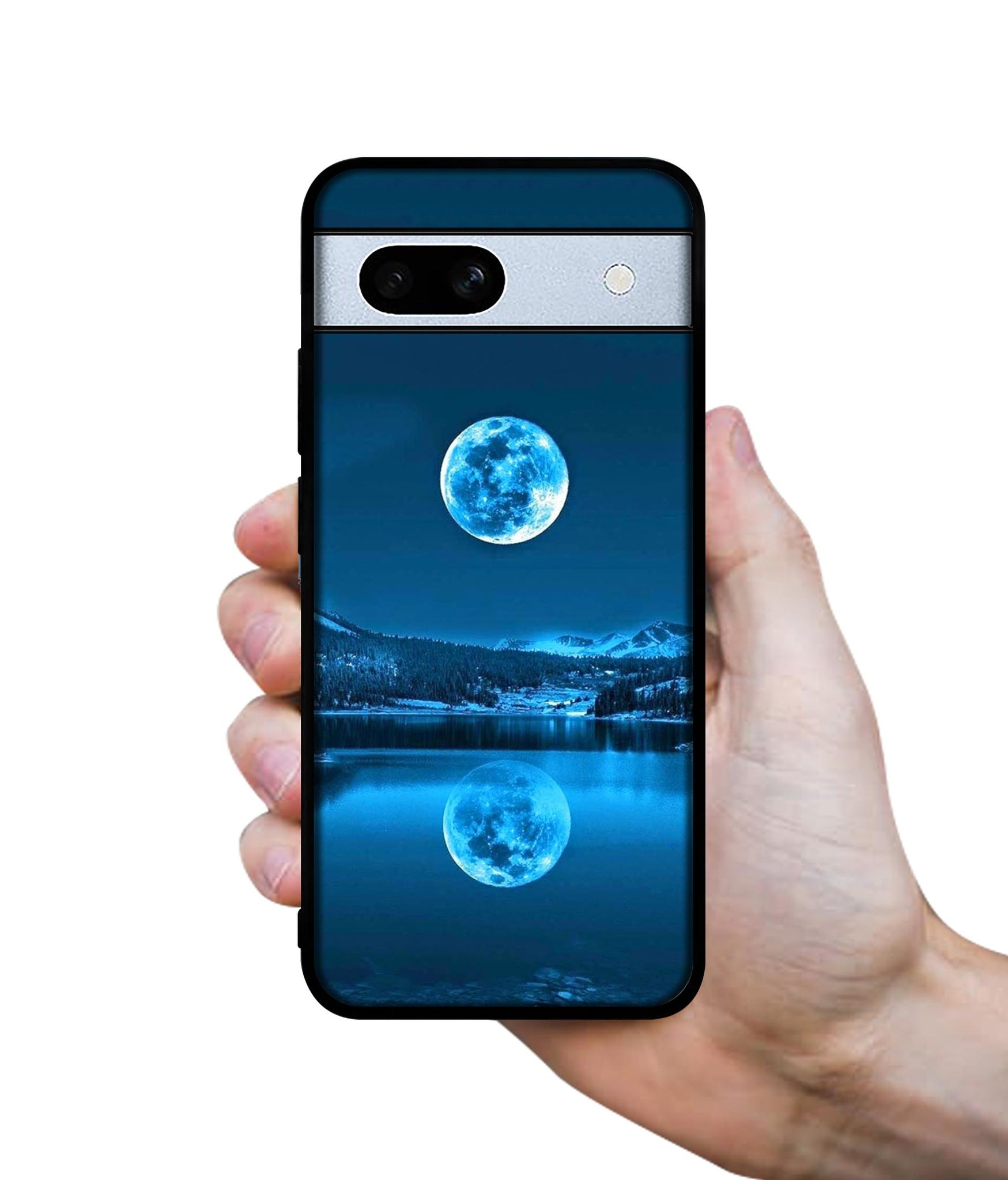 Awesome Moon Designer 2D Printed Back Case Cover for Google Pixel 7A 5G